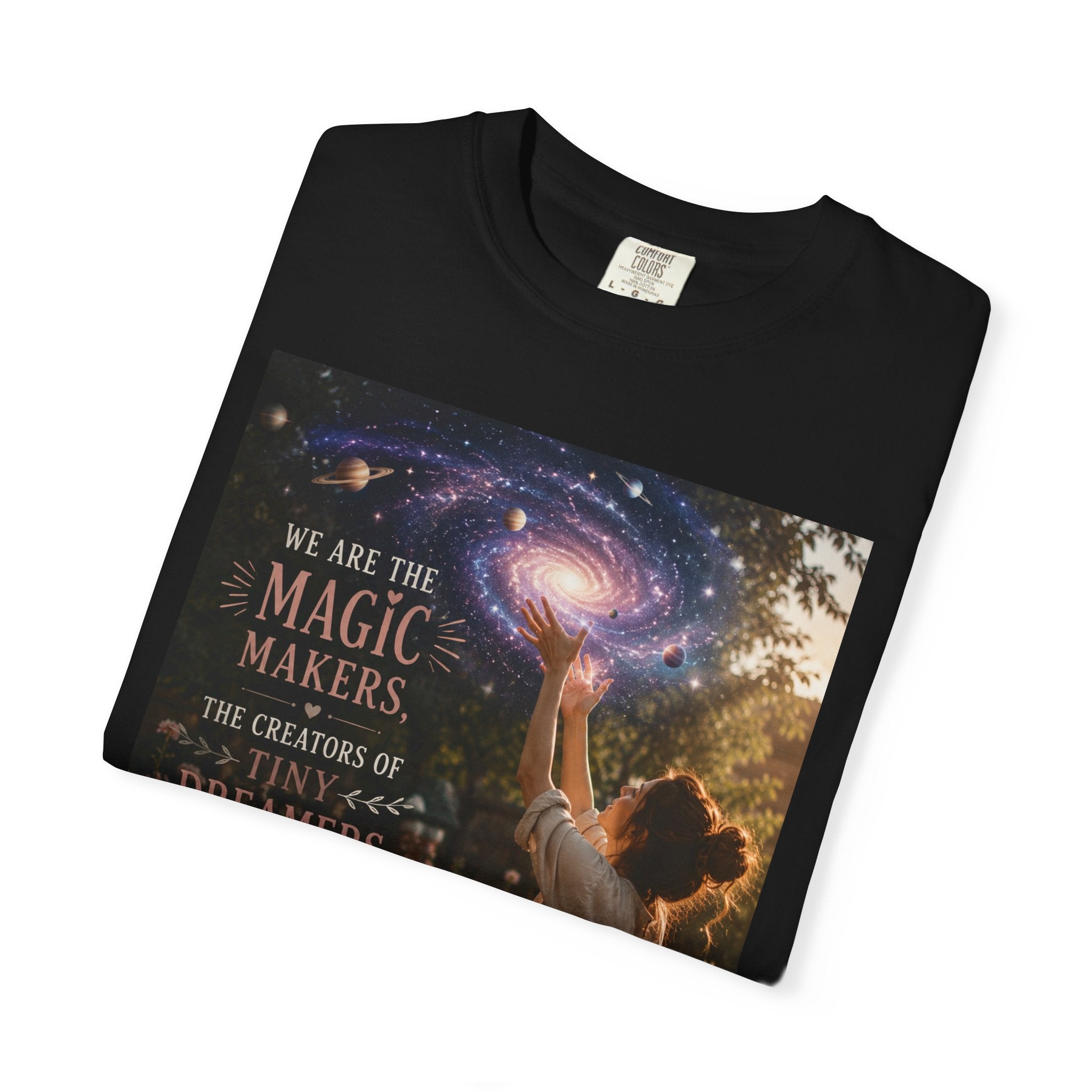 Magic Makers Dreamers T-Shirt — Whimsical Family Night Sky Tee