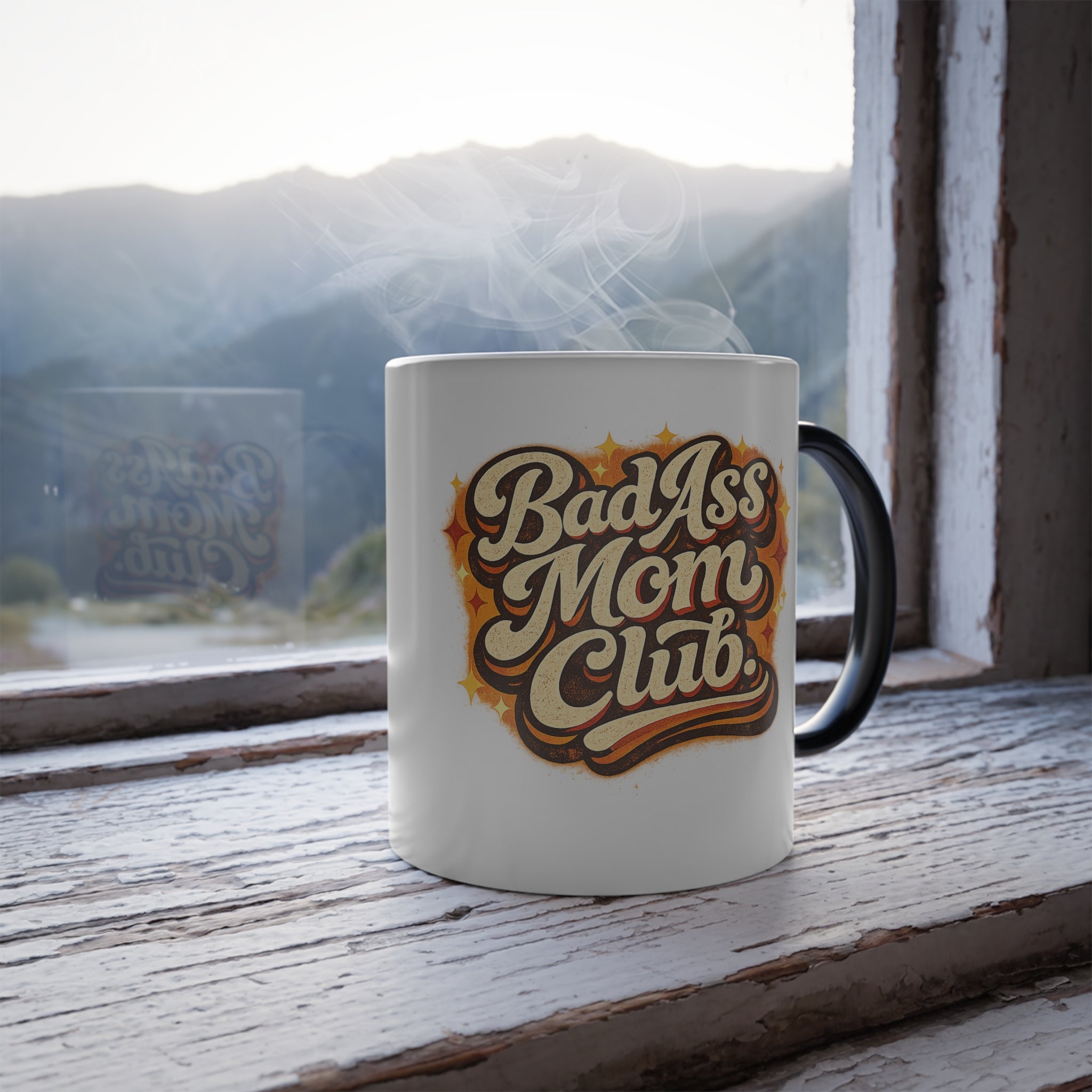 Badass Mom Color Morphing Mug — 11oz Heat-Change Coffee Cup