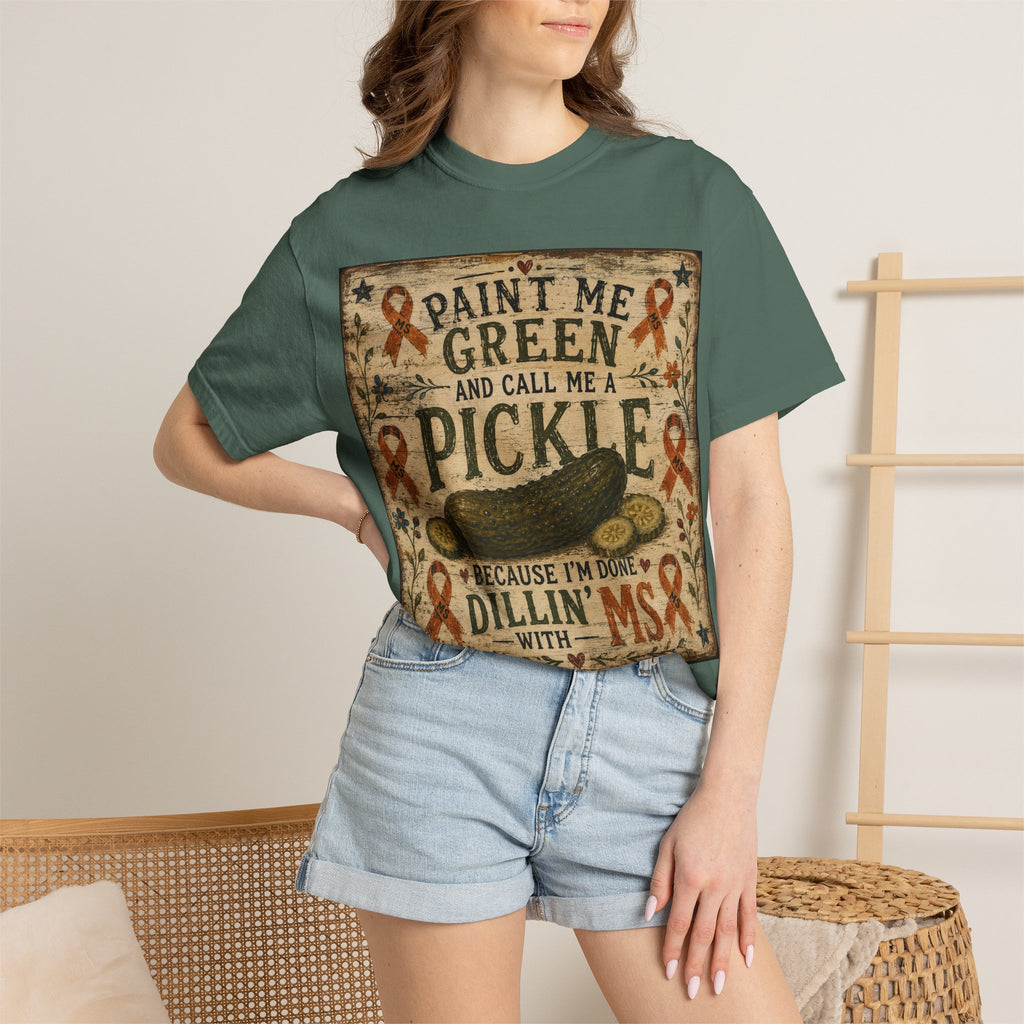 MS Awareness 'MS Warrior' Pickle T-Shirt