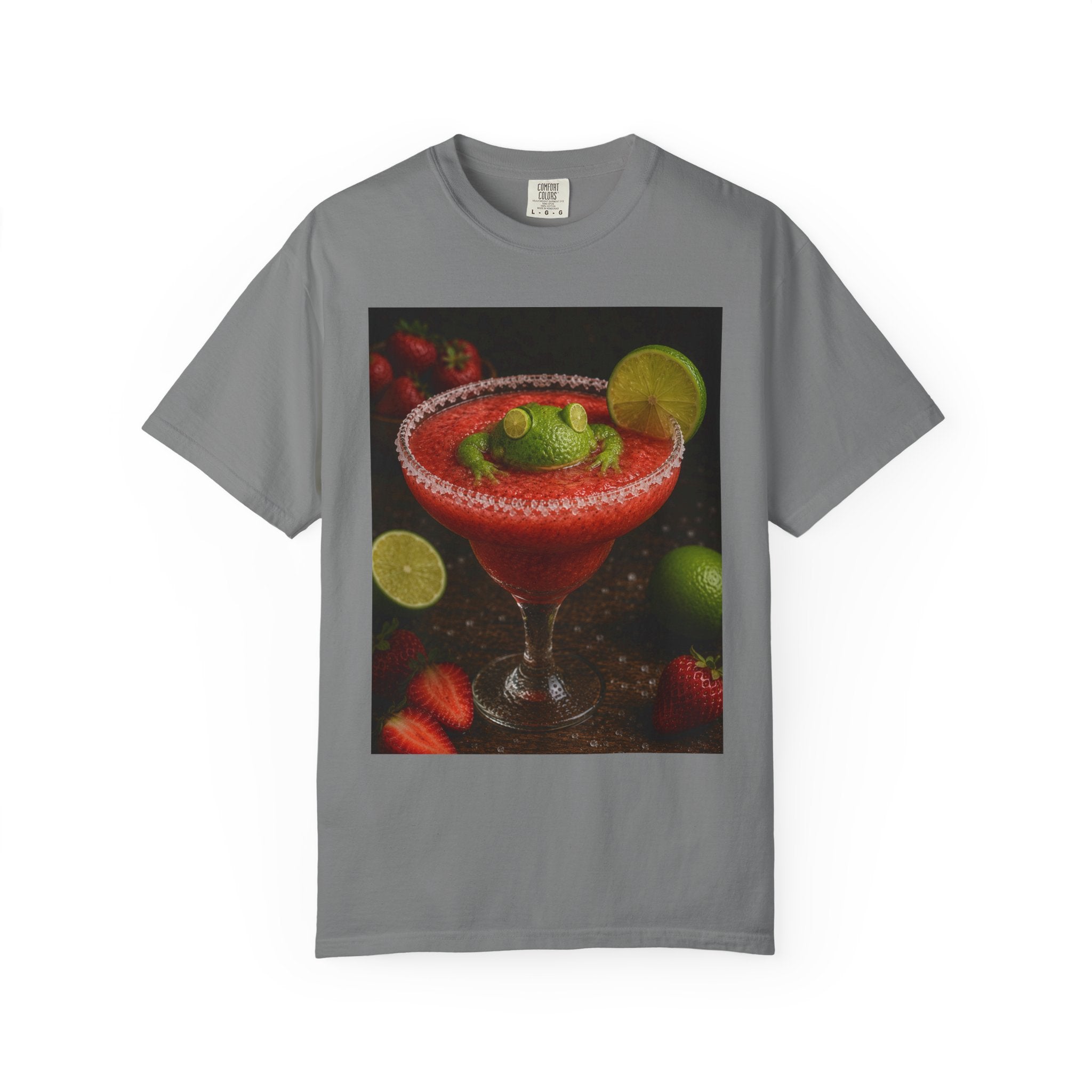 Strawberry Margarita T-Shirt — Fruity Cocktail Graphic Tee