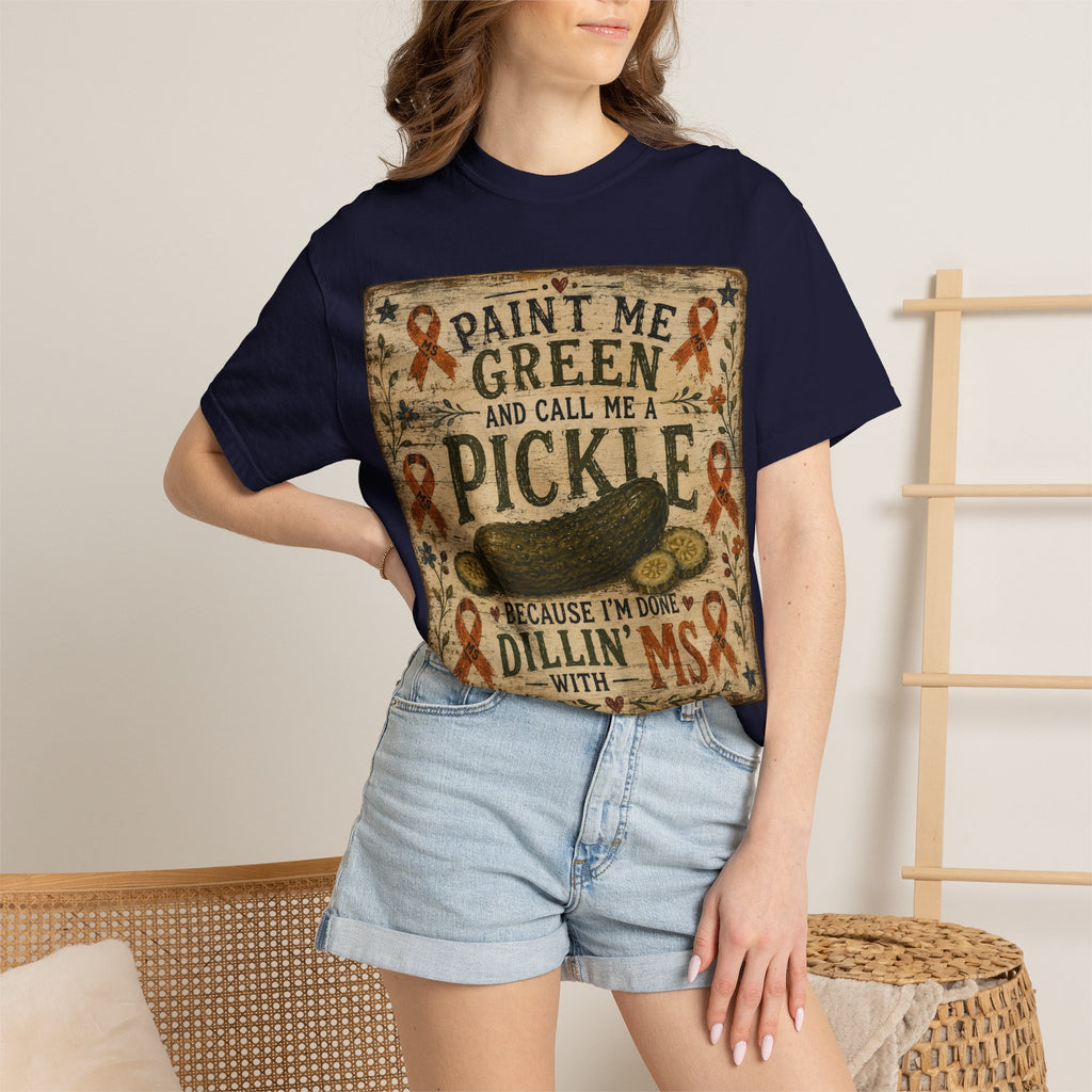 MS Awareness 'MS Warrior' Pickle T-Shirt