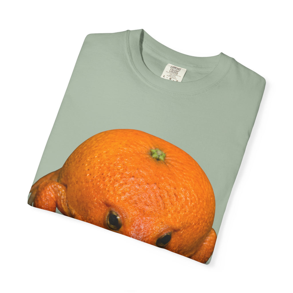 Orange Frog T-Shirt — Cute Surreal Citrus Critter Tee