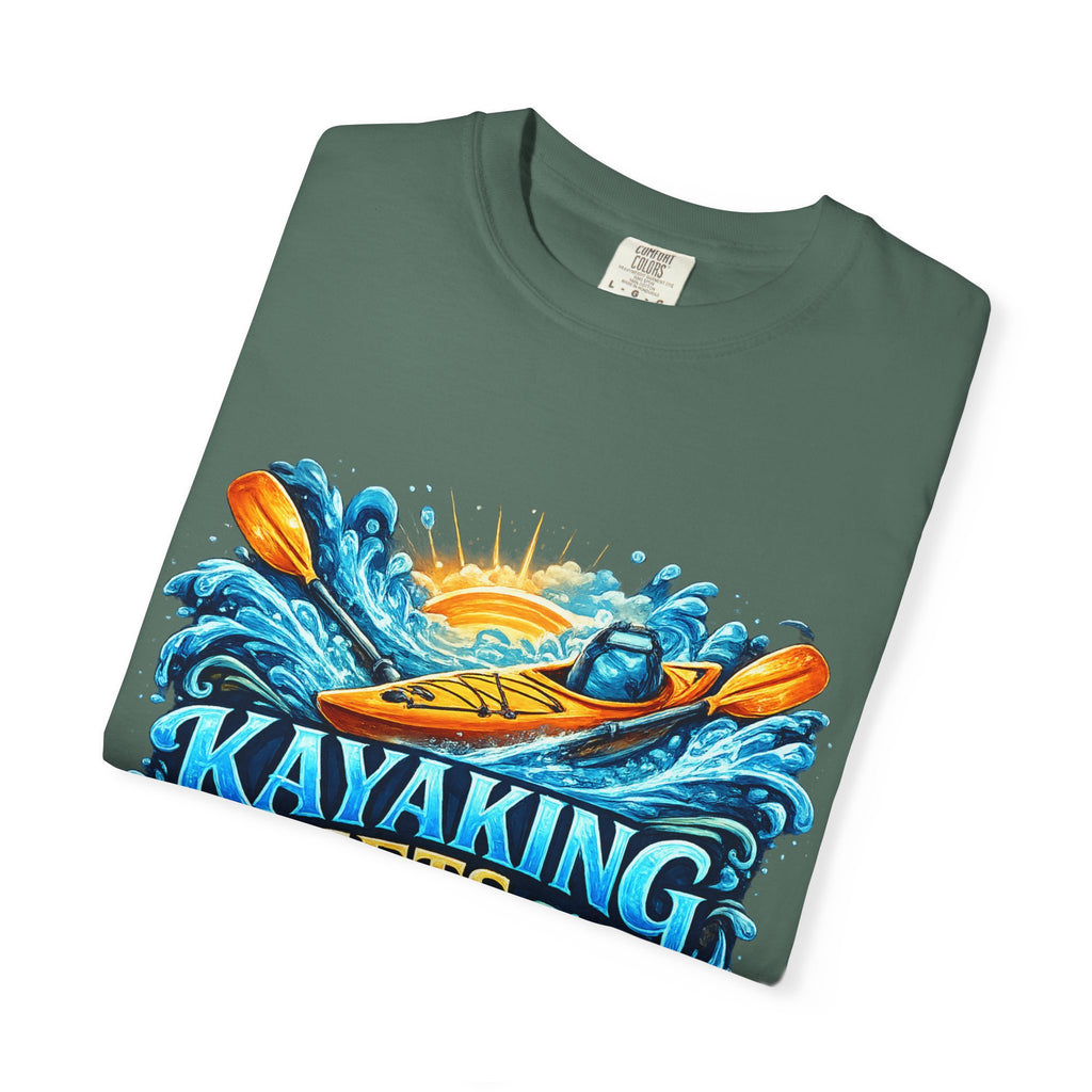 T-Shirt — "Kayaking Gets Me Wet" Graphic Tee