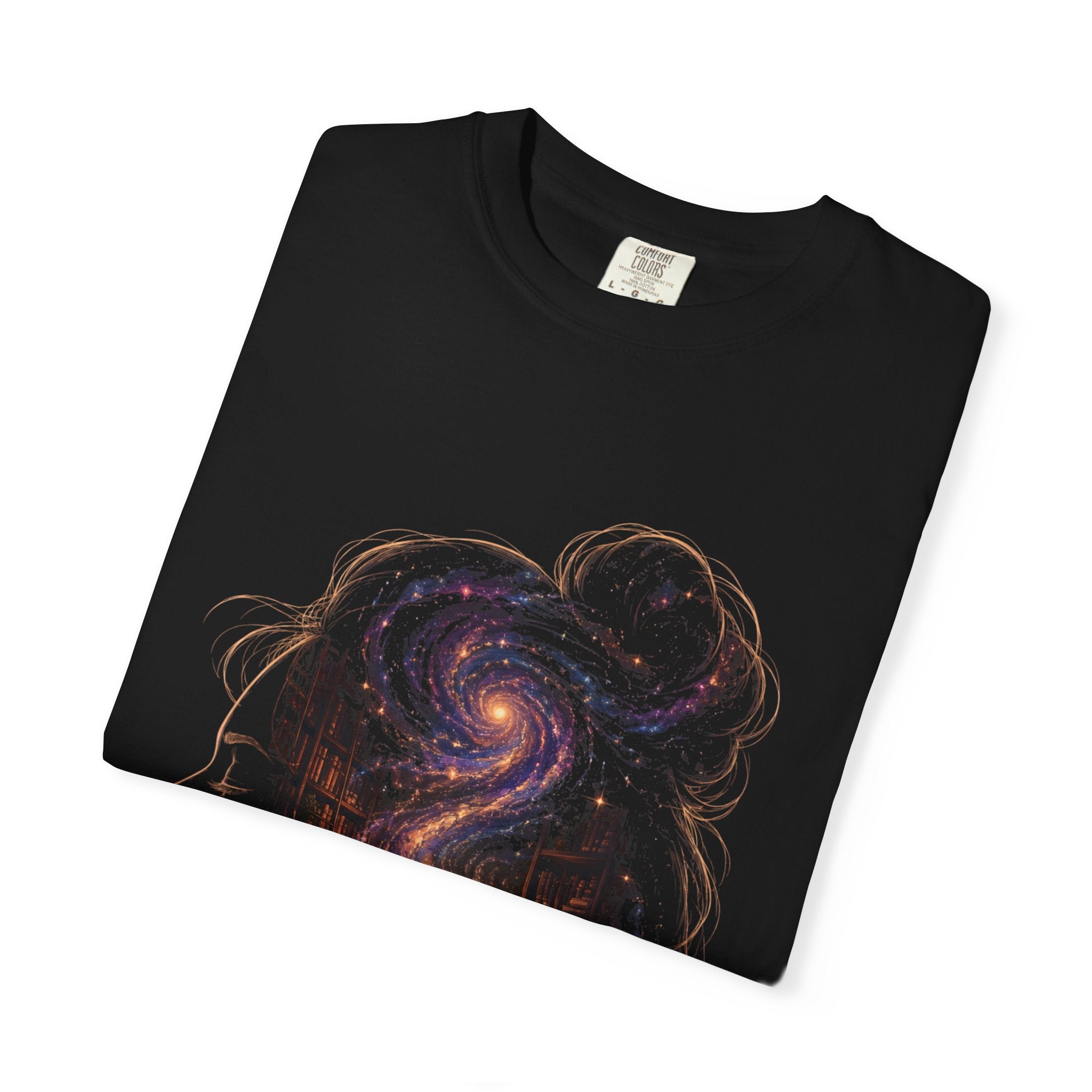 Galaxy Mind T-Shirt — Surreal Cosmic Portrait Tee