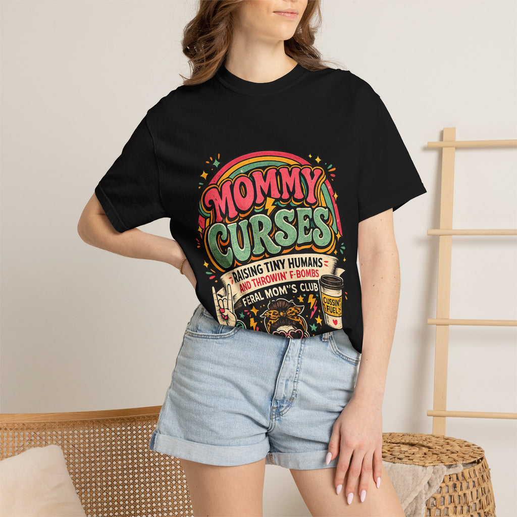 Mommy Curses Graphic T-Shirt — Funny Mom Shirt