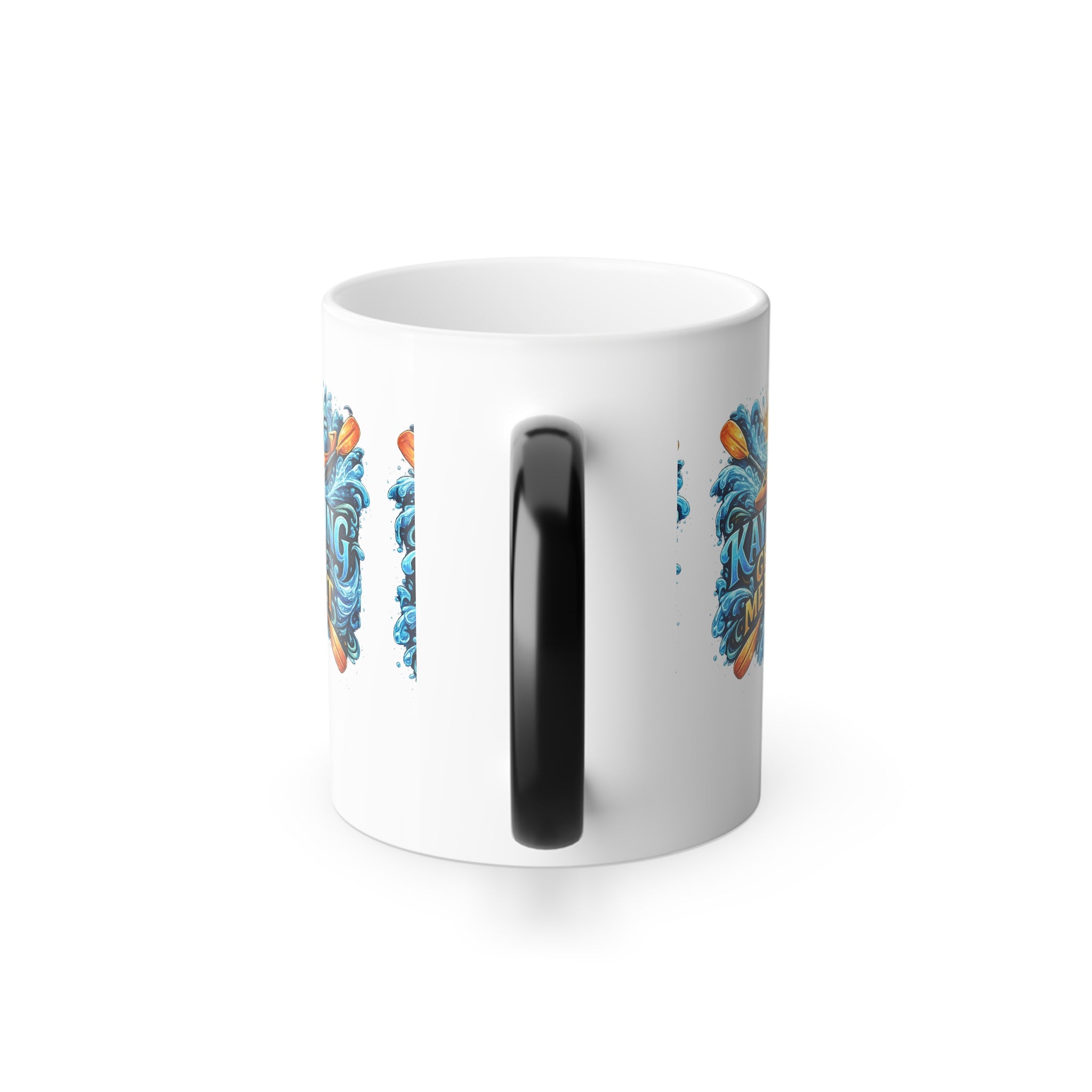 kayaking gets me wet Color Morphing Mug — 11oz Heat-Change Coffee Cup