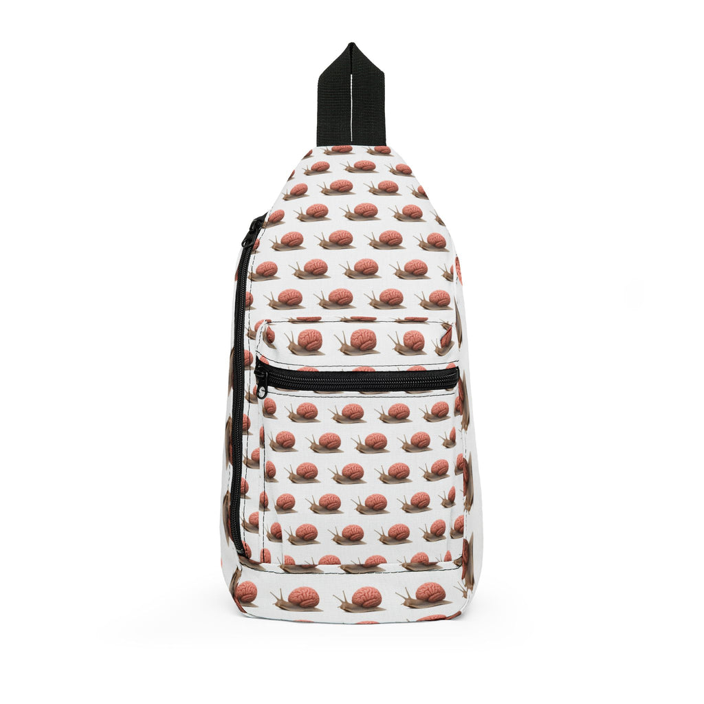 MS Warrior Snail Sling Bag — Multiple Sclerosis Brain Fog Awareness