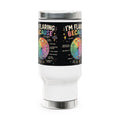 MS Warrior Stainless Steel Travel Mug 14oz — "Flaring Because Multiple Sclerosis"