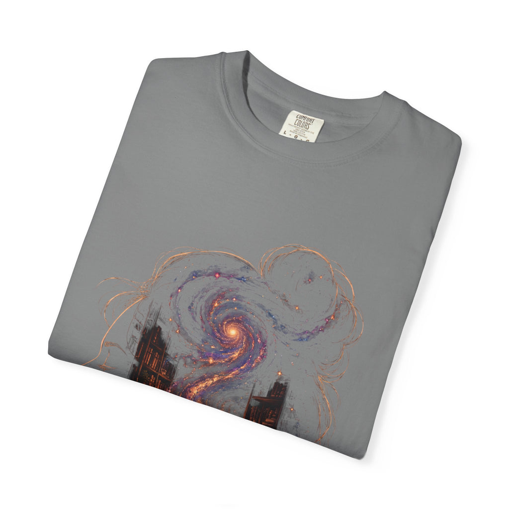 Galaxy Mind T-Shirt — Surreal Cosmic Portrait Tee