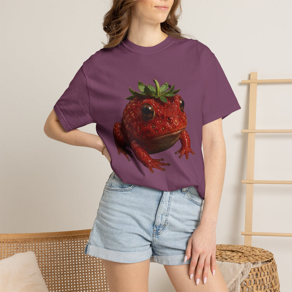 Strawberry Toad T‑Shirt — Cute Strawberry Frog Graphic Tee