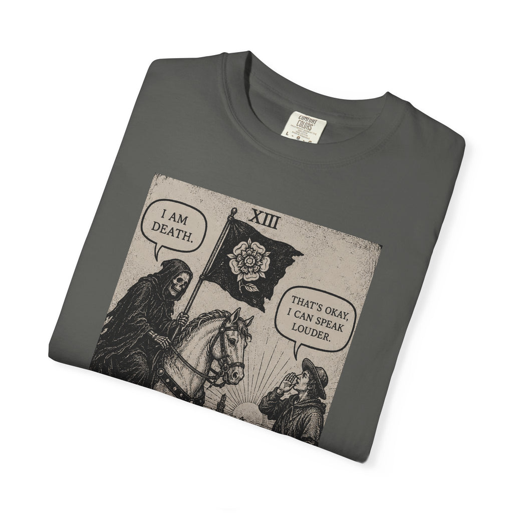 Death Tarot T-Shirt — Vintage Rider-Waite Card Design
