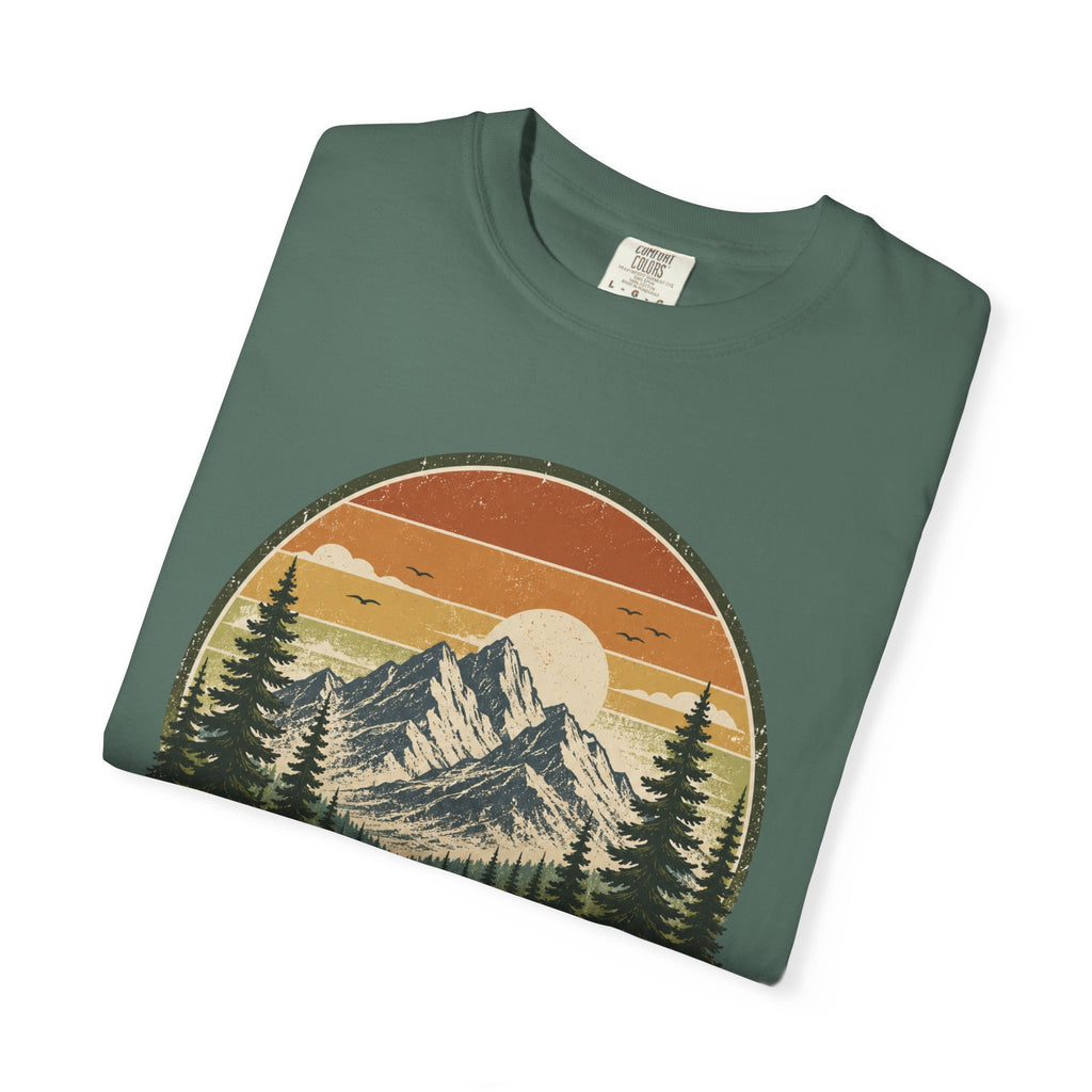 Forest Therapy T-Shirt — Mountain & Pines Nature Tee