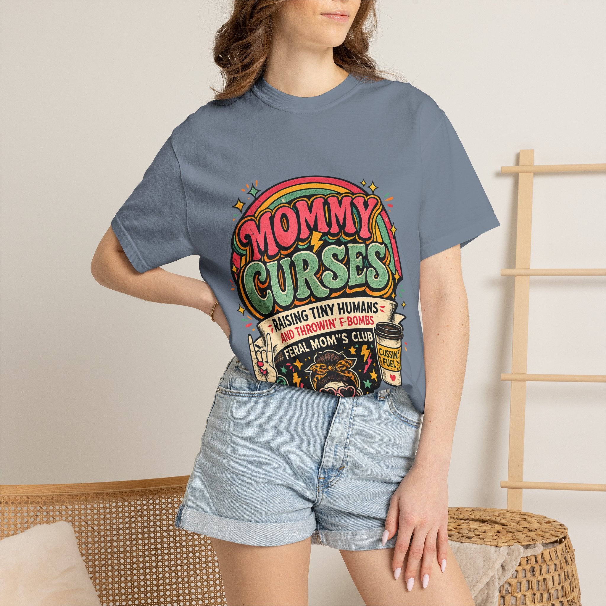 Mommy Curses Graphic T-Shirt — Funny Mom Shirt