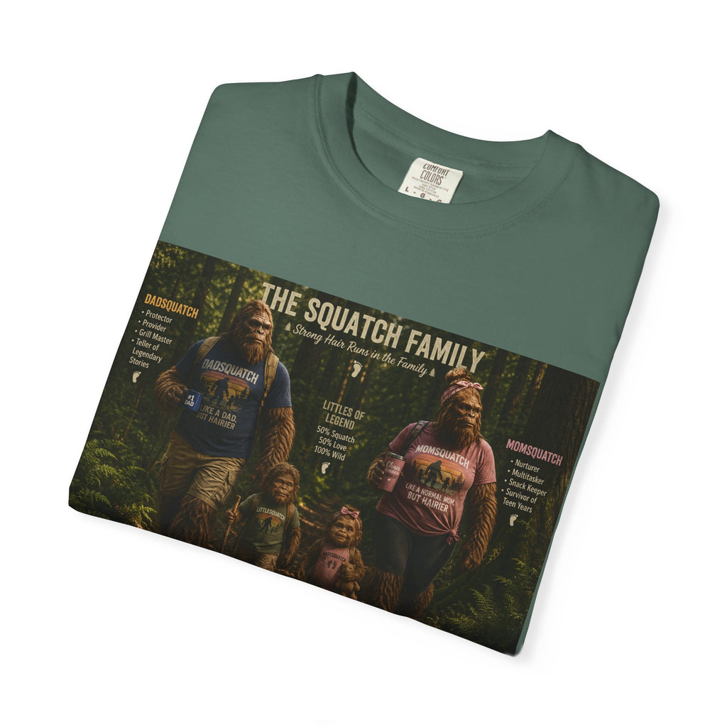 Squatch Family T-Shirt — Bigfoot Family Tree Graphic Tee