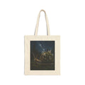 Canvas Tote Bag — Fantasy Snail Nightscape Art Tote