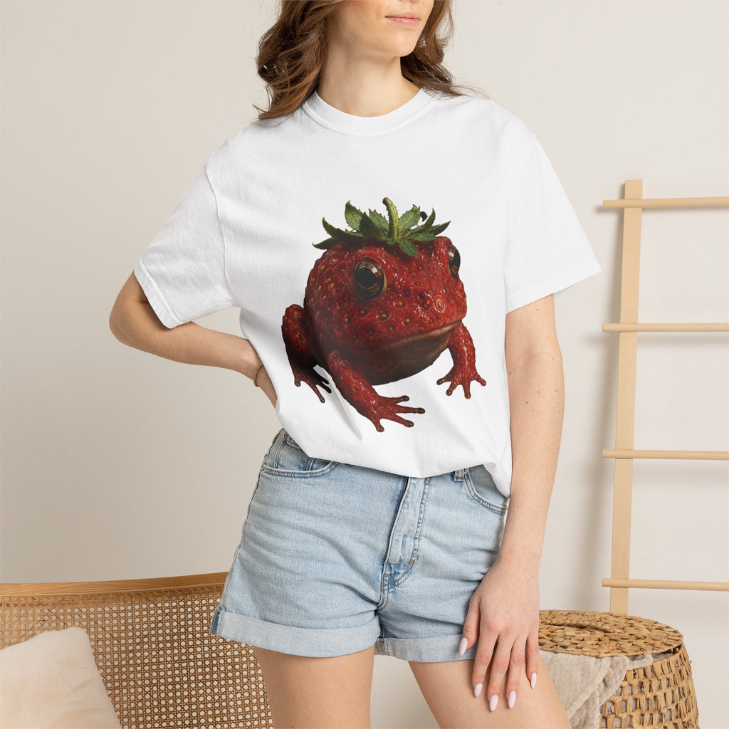 Strawberry Toad T‑Shirt — Cute Strawberry Frog Graphic Tee
