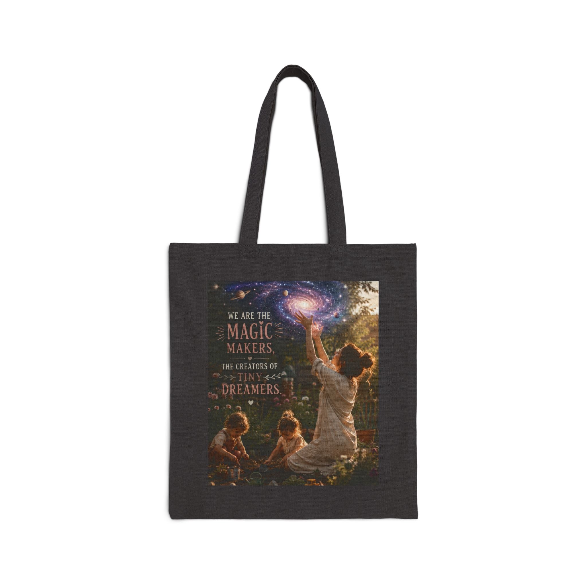 Tote Bag — 'We Are the Magic Makers' Dreamers Illustration Cotton Tote