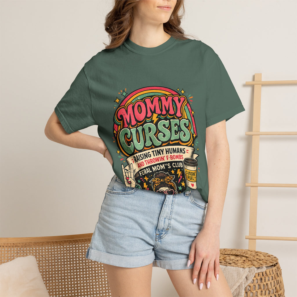 Mommy Curses Graphic T-Shirt — Funny Mom Shirt