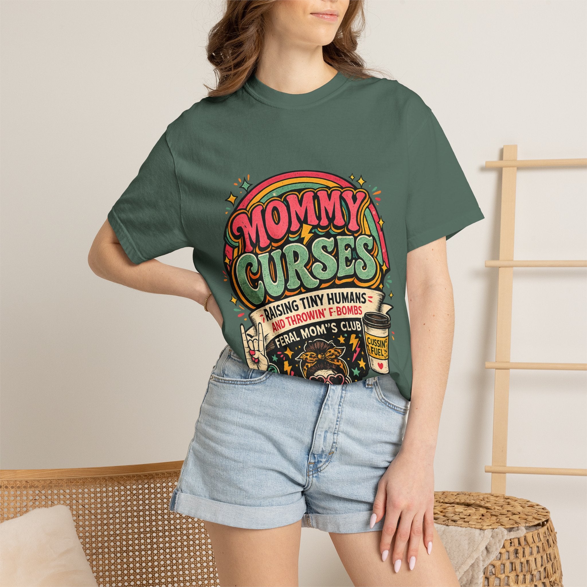 Mommy Curses Graphic T-Shirt — Funny Mom Shirt