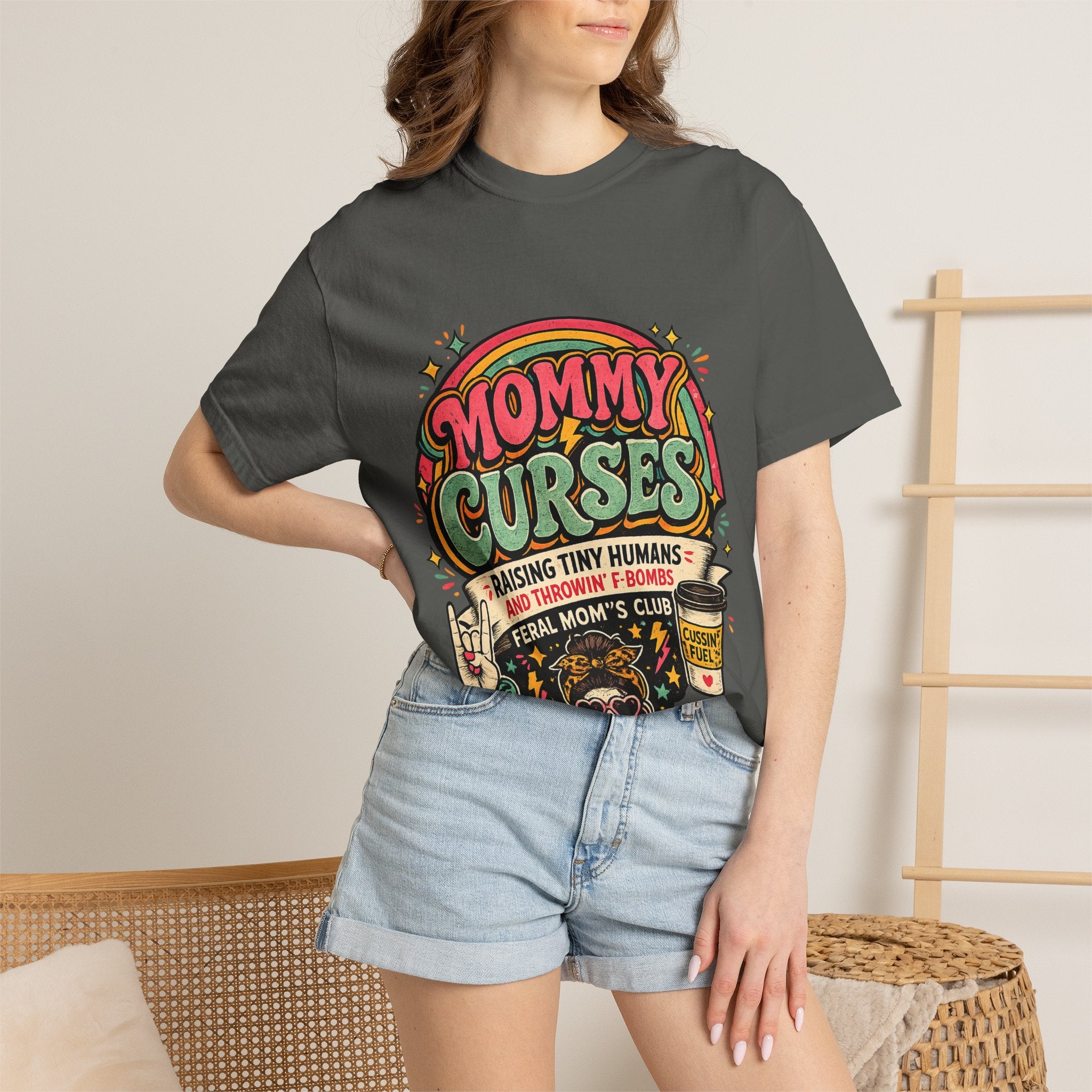 Mommy Curses Graphic T-Shirt — Funny Mom Shirt