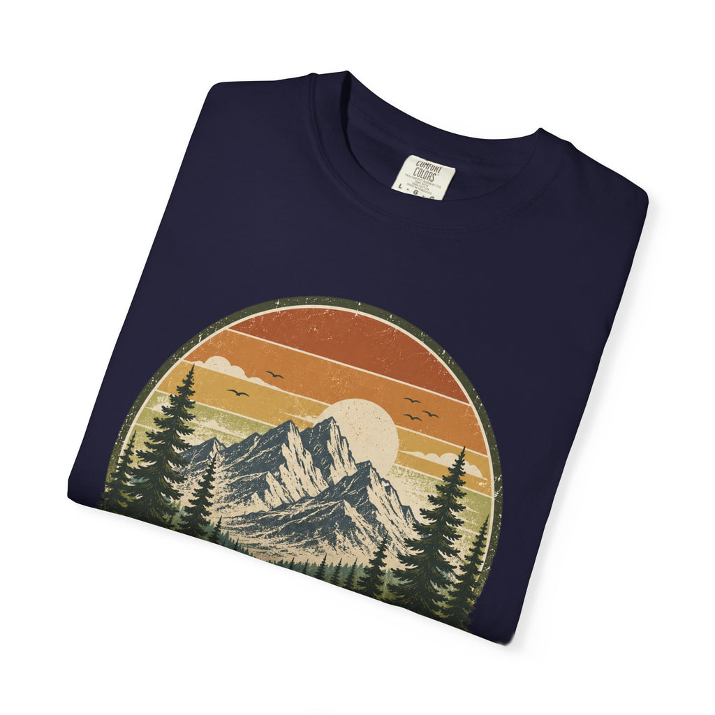 Forest Therapy T-Shirt — Mountain & Pines Nature Tee