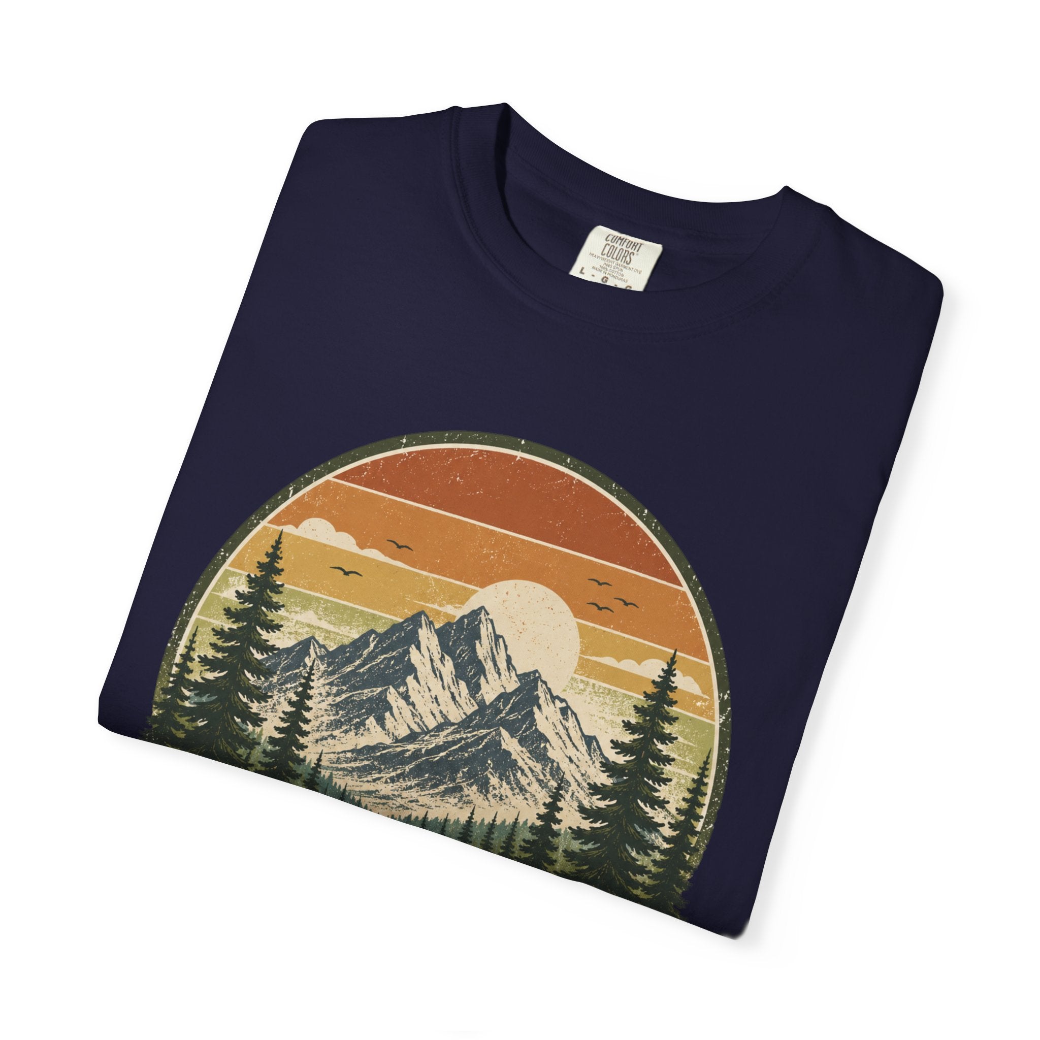 Forest Therapy T-Shirt — Mountain & Pines Nature Tee
