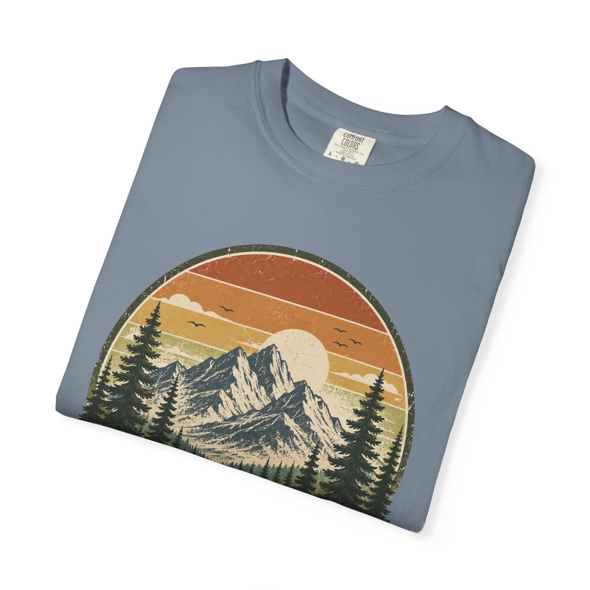 Forest Therapy T-Shirt — Mountain & Pines Nature Tee