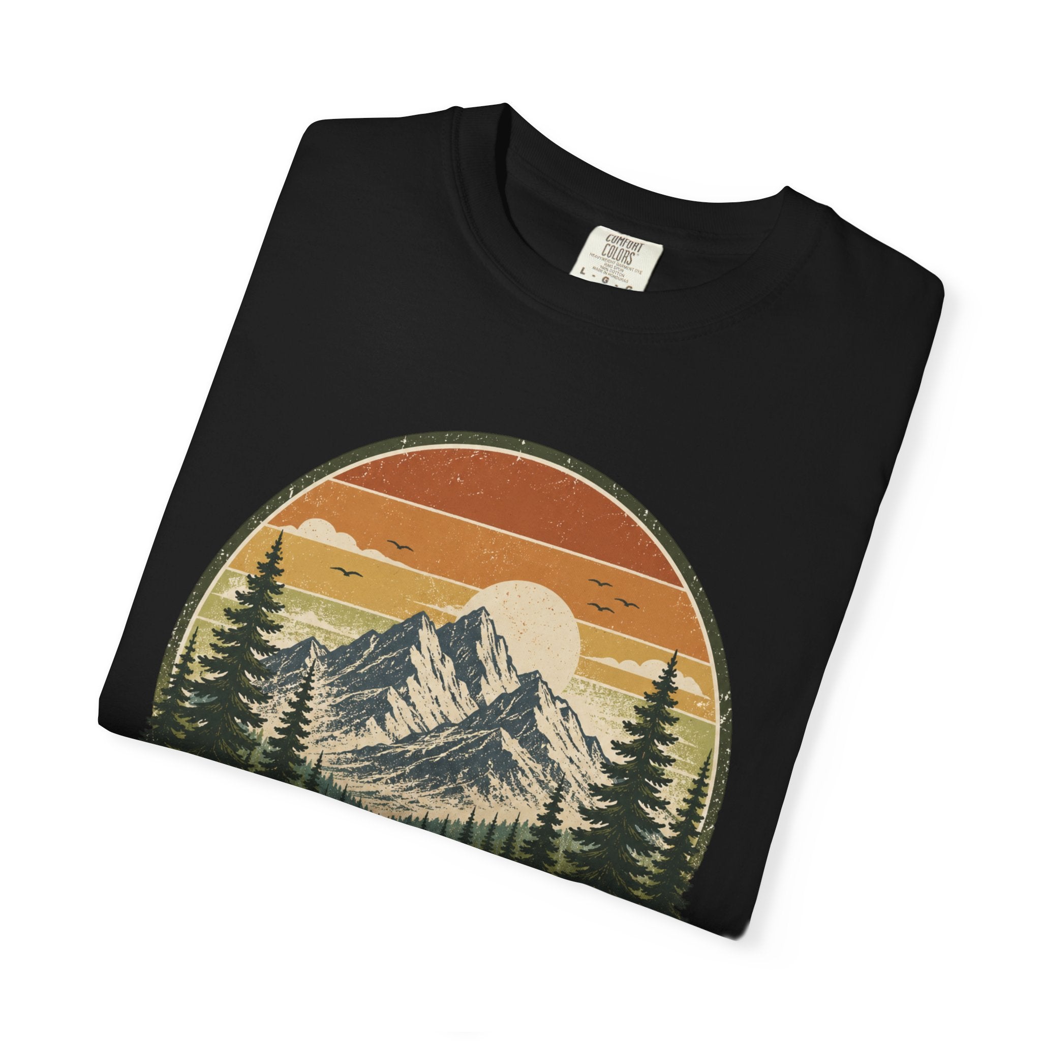 Forest Therapy T-Shirt — Mountain & Pines Nature Tee