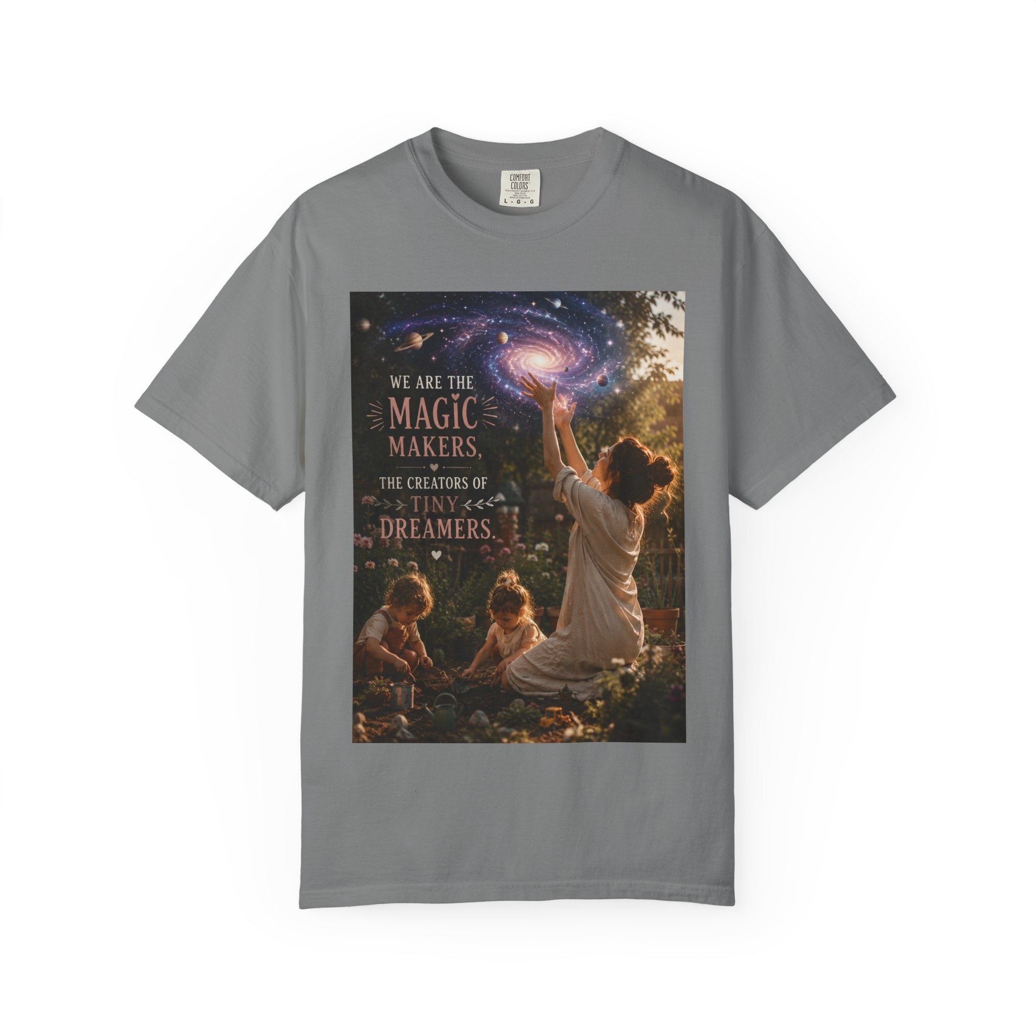 Magic Makers Dreamers T-Shirt — Whimsical Family Night Sky Tee