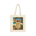 Tote Bag — Tropical Frog Piña Colada Beach Design