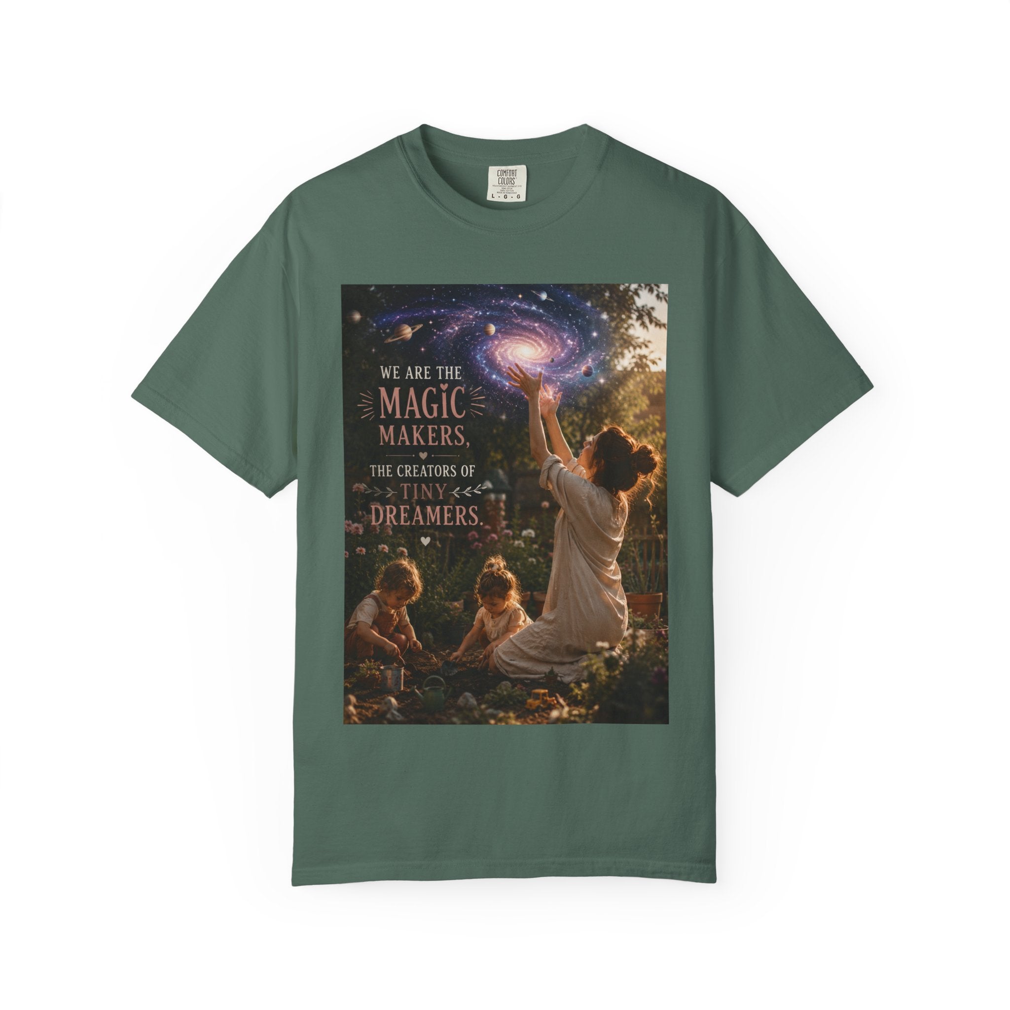 Magic Makers Dreamers T-Shirt — Whimsical Family Night Sky Tee