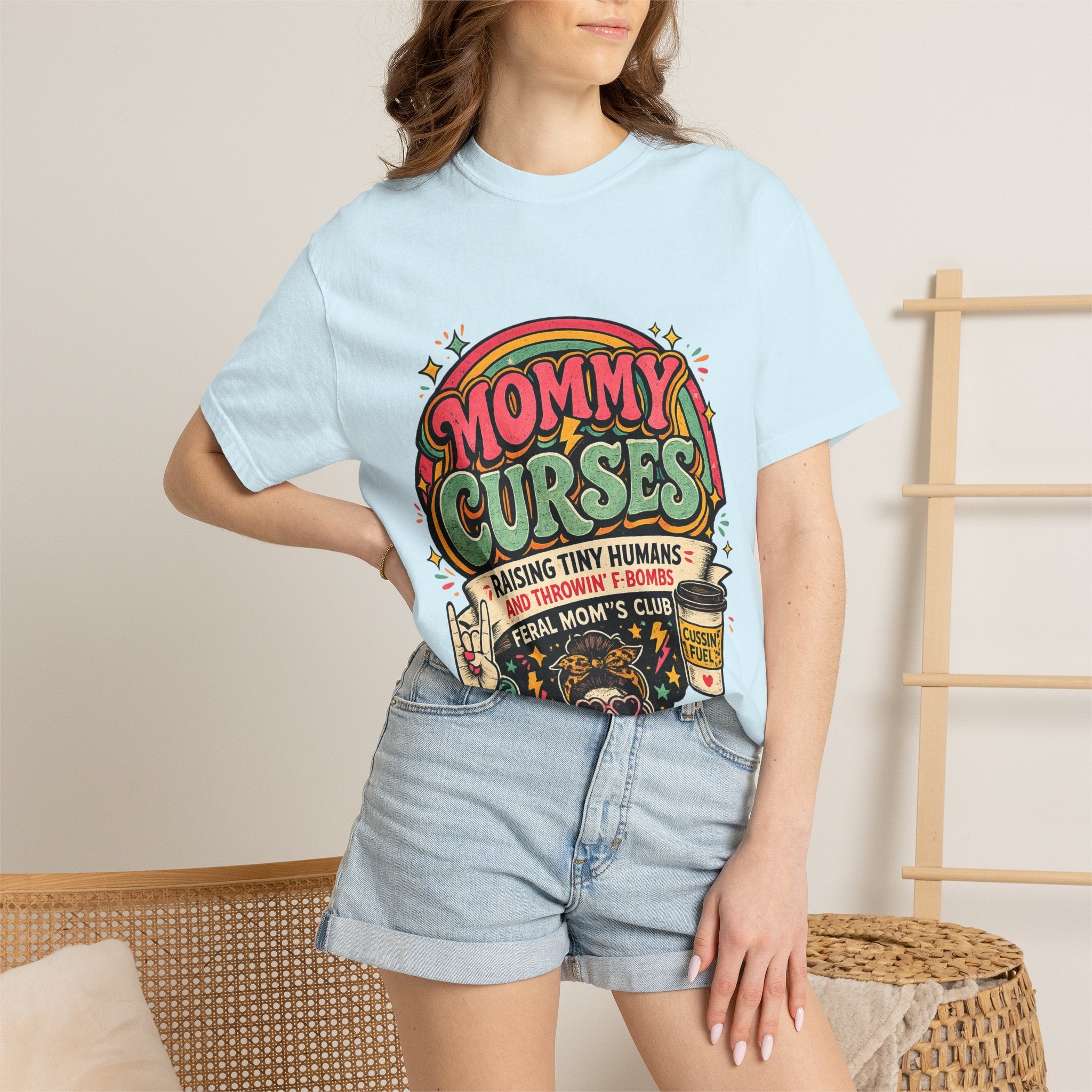 Mommy Curses Graphic T-Shirt — Funny Mom Shirt