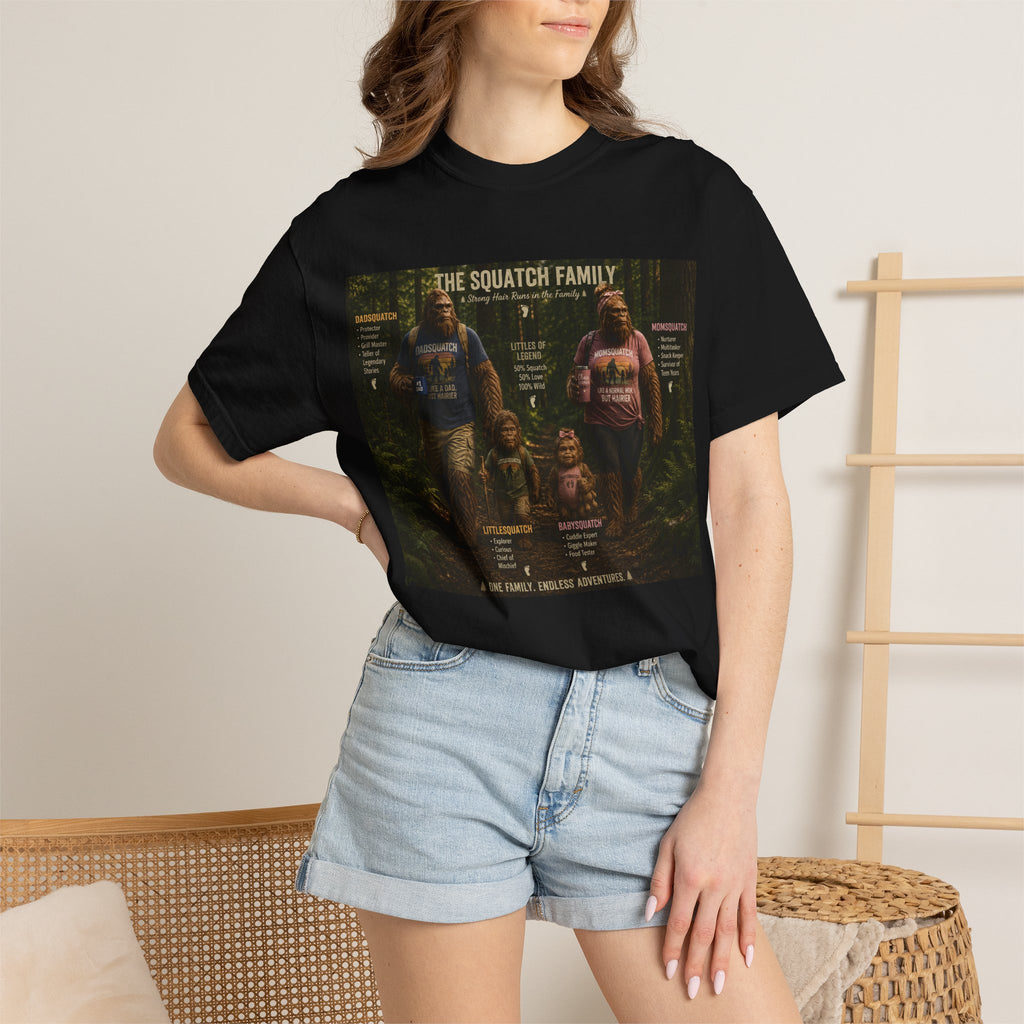 Squatch Family T-Shirt — Bigfoot Family Tree Graphic Tee