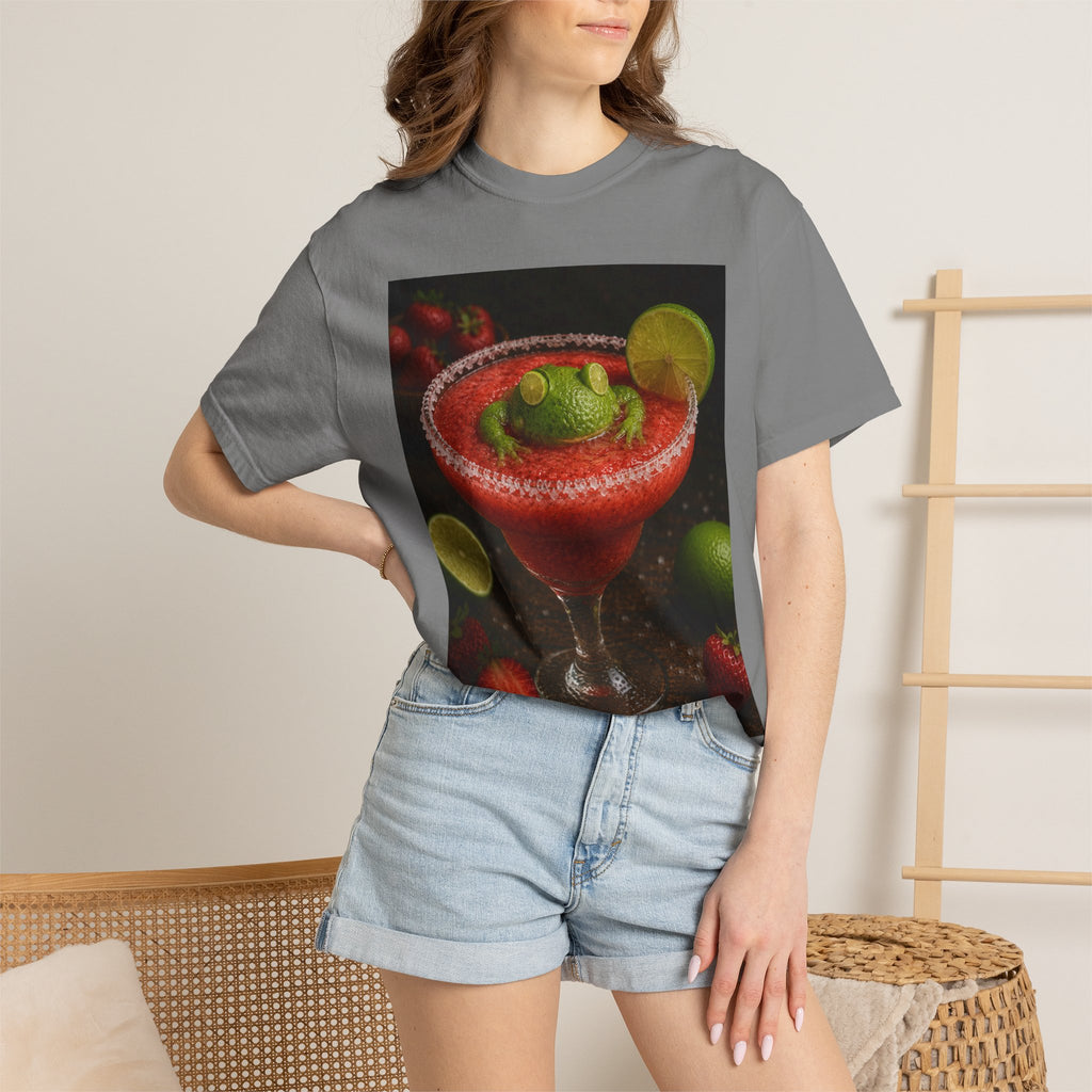 Strawberry Margarita T-Shirt — Fruity Cocktail Graphic Tee