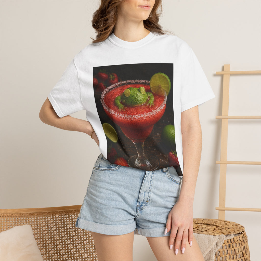 Strawberry Margarita T-Shirt — Fruity Cocktail Graphic Tee
