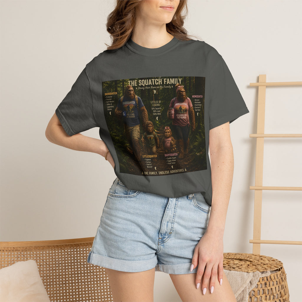 Squatch Family T-Shirt — Bigfoot Family Tree Graphic Tee