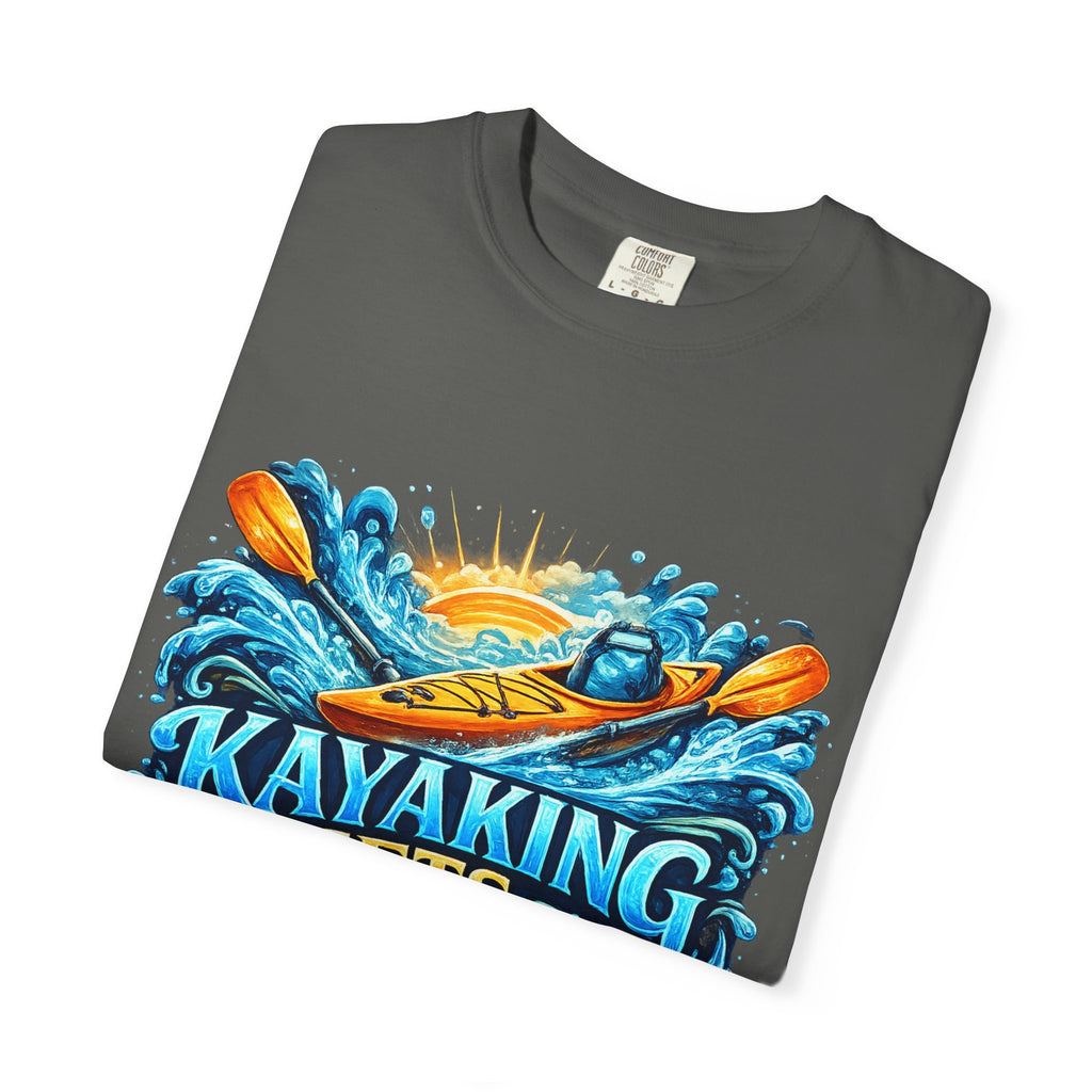 T-Shirt — "Kayaking Gets Me Wet" Graphic Tee