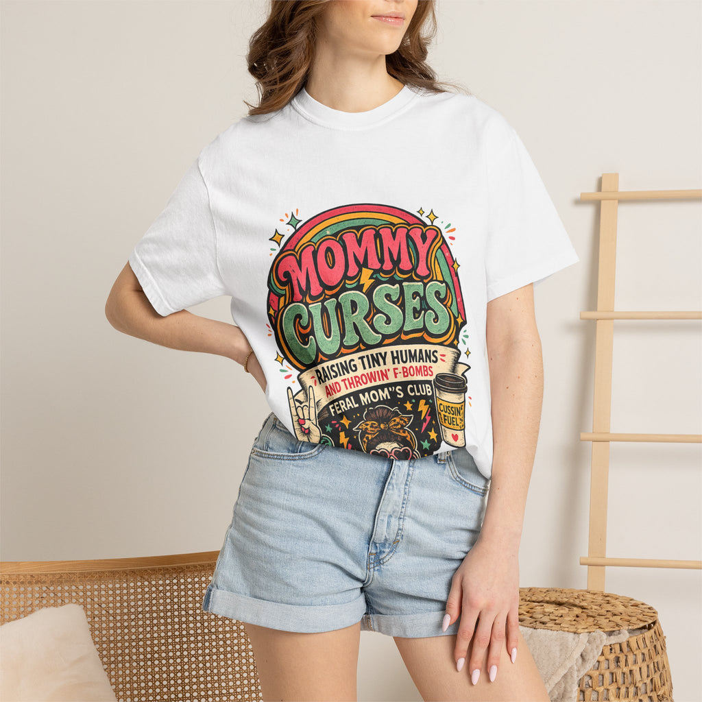 Mommy Curses Graphic T-Shirt — Funny Mom Shirt
