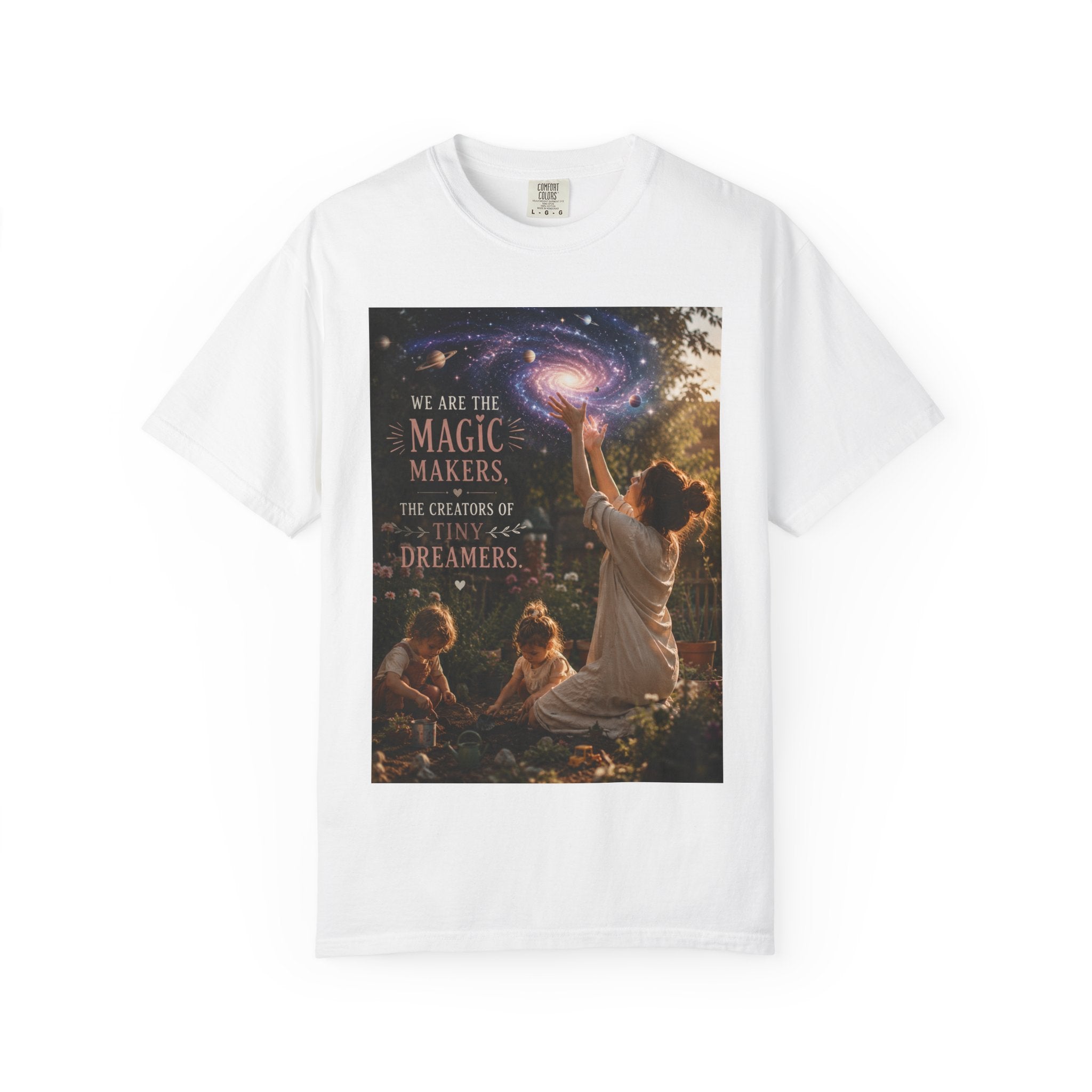 Magic Makers Dreamers T-Shirt — Whimsical Family Night Sky Tee