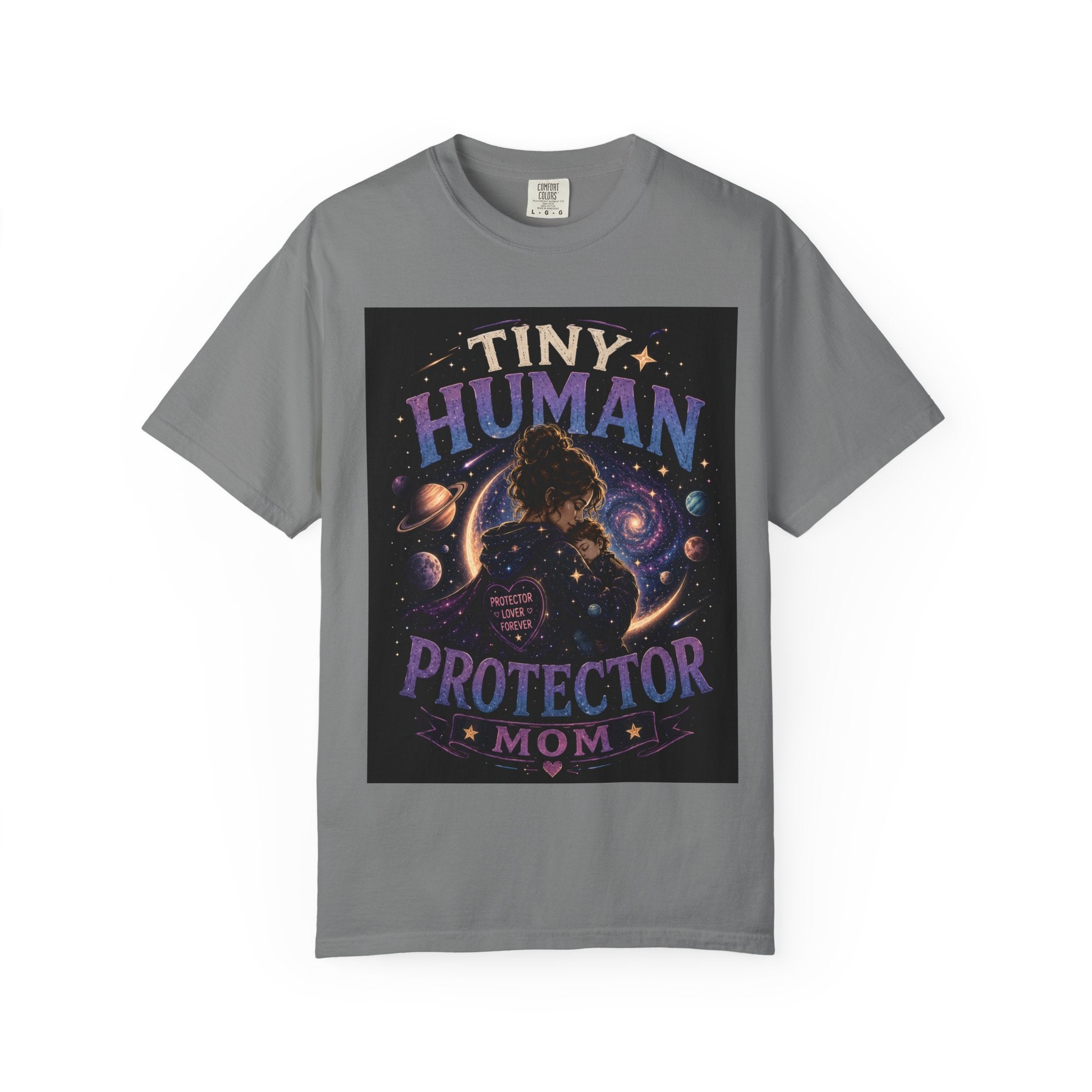 Tiny Human Protector Mom T-Shirt