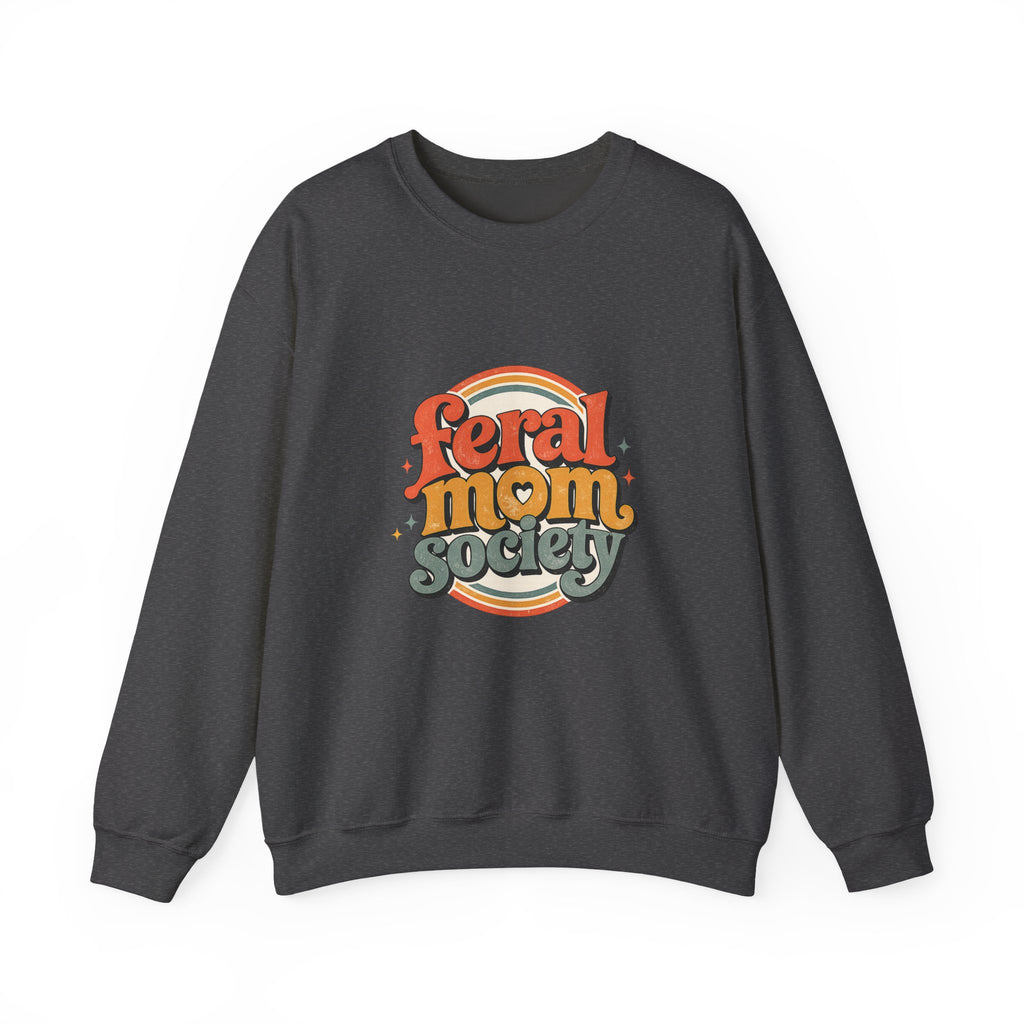 Mom Life Crewneck Sweatshirt — Cozy 'mom life' Pullover for Moms