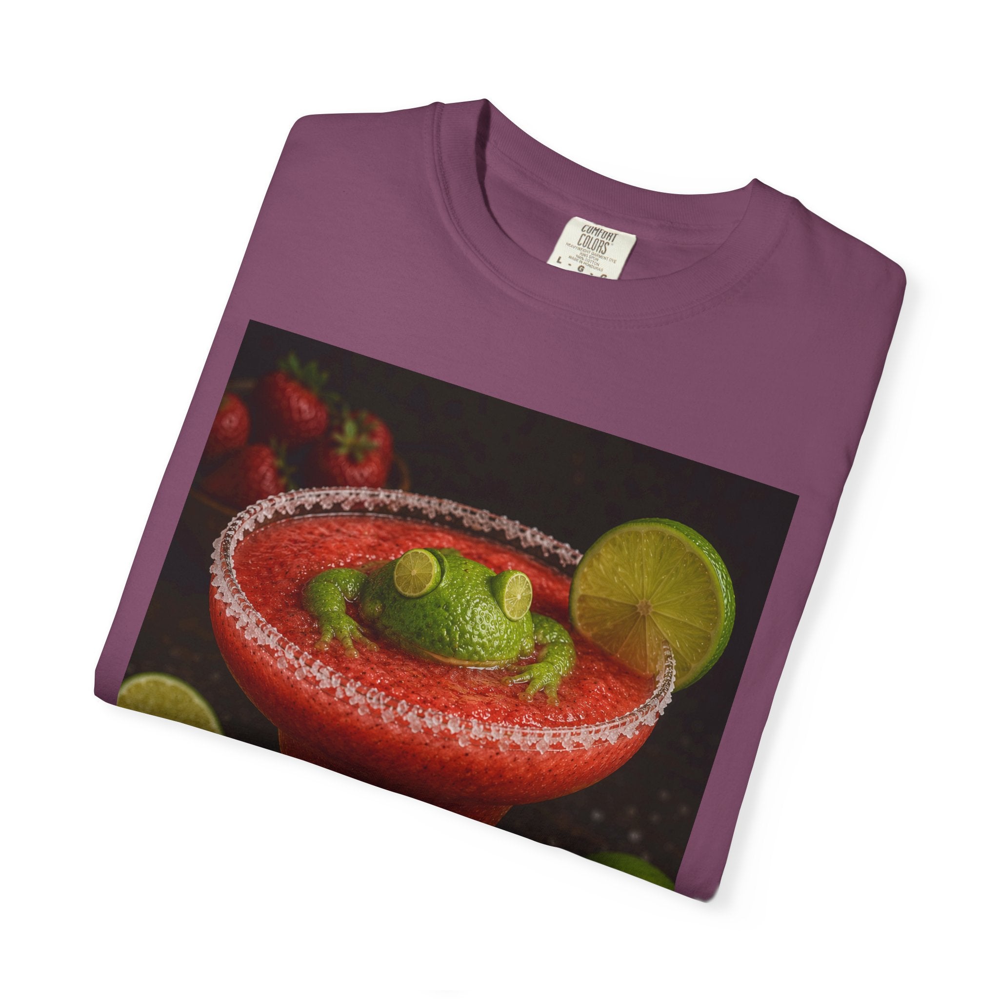 Strawberry Margarita T-Shirt — Fruity Cocktail Graphic Tee