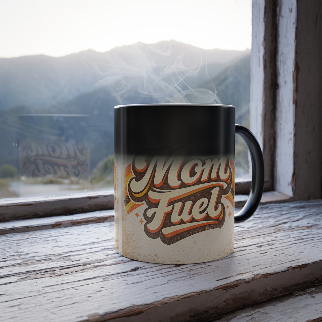 Mom Fuel Color Morphing Mug – 11oz Coffee Cup