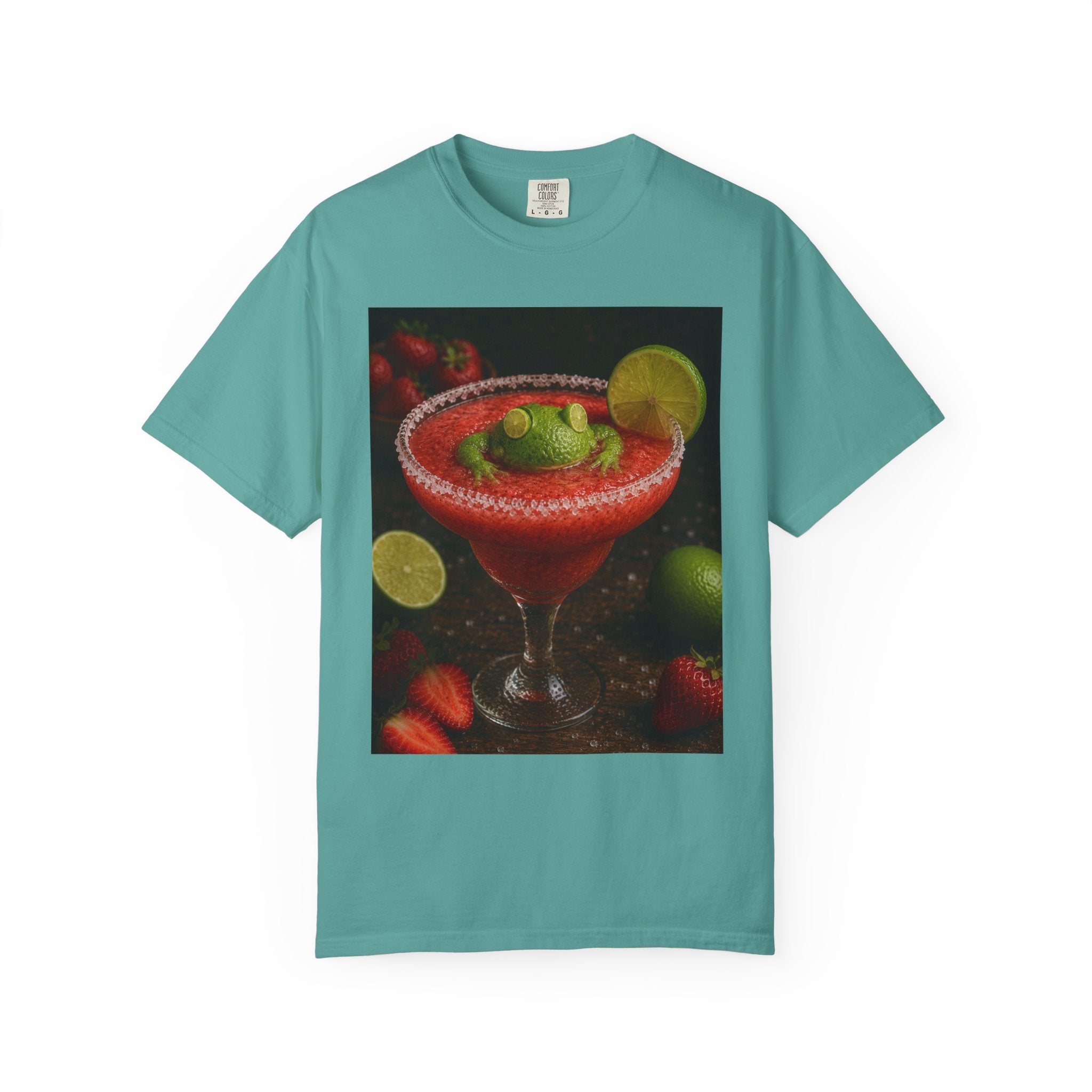 Strawberry Margarita T-Shirt — Fruity Cocktail Graphic Tee