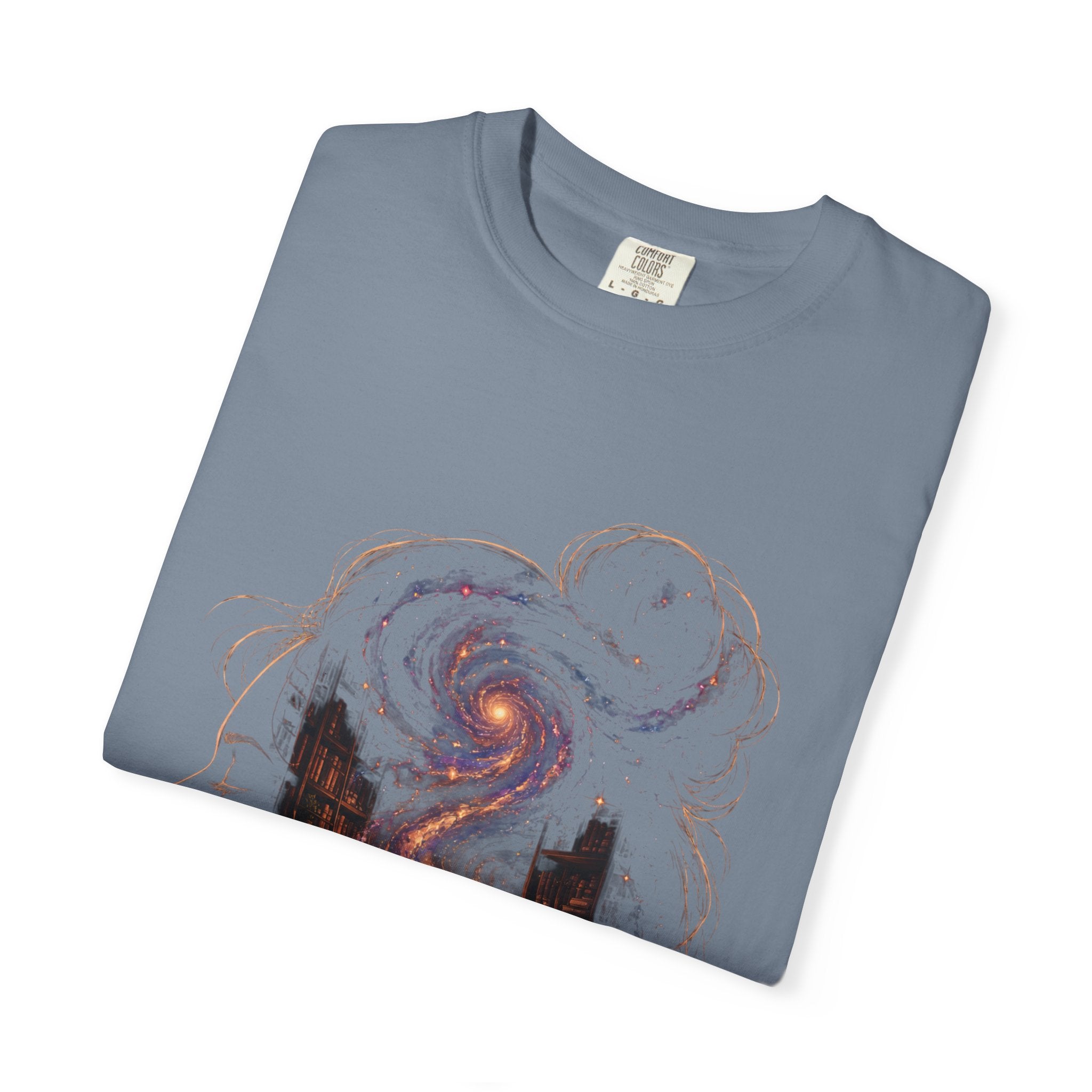 Galaxy Mind T-Shirt — Surreal Cosmic Portrait Tee