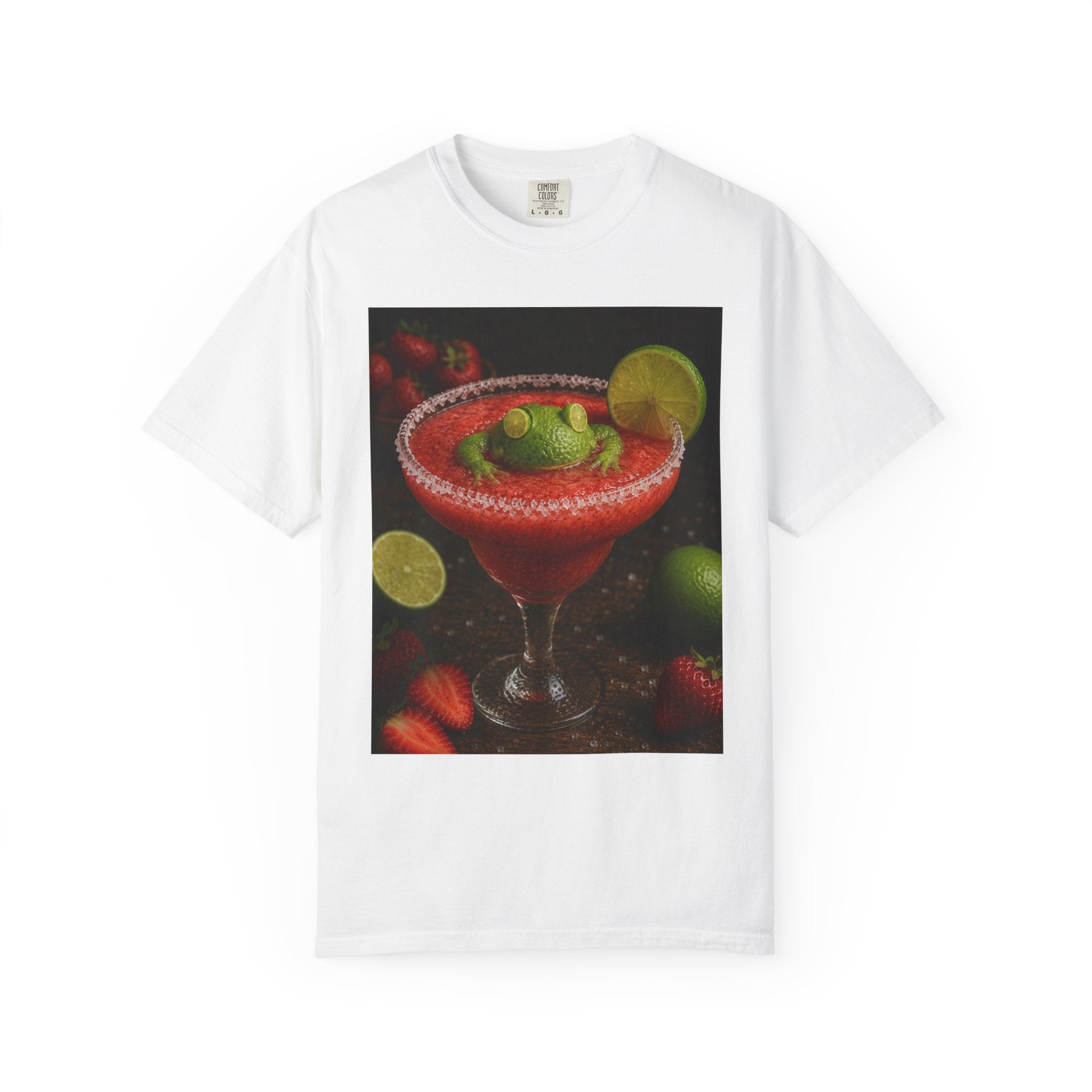 Strawberry Margarita T-Shirt — Fruity Cocktail Graphic Tee