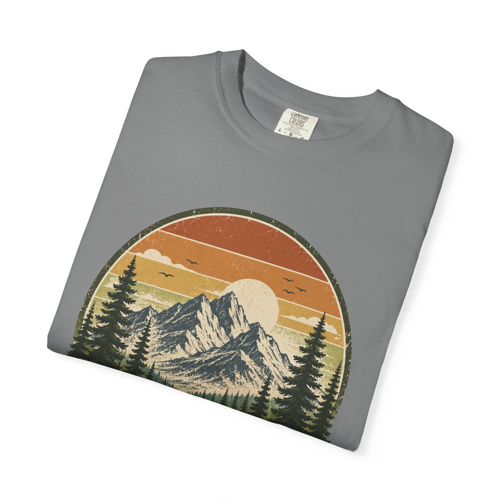 Forest Therapy T-Shirt — Mountain & Pines Nature Tee