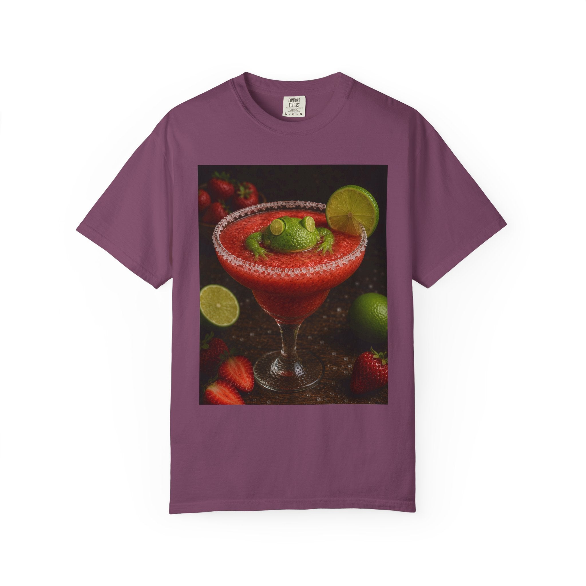 Strawberry Margarita T-Shirt — Fruity Cocktail Graphic Tee