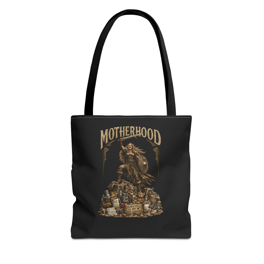 Motherhood Tote Bag — Vintage Gothic Illustration ‘Motherhood’ Canvas Tote for Moms, New Mothers & Mother’s Day Gift