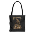 Motherhood Tote Bag — Vintage Gothic Illustration ‘Motherhood’ Canvas Tote for Moms, New Mothers & Mother’s Day Gift